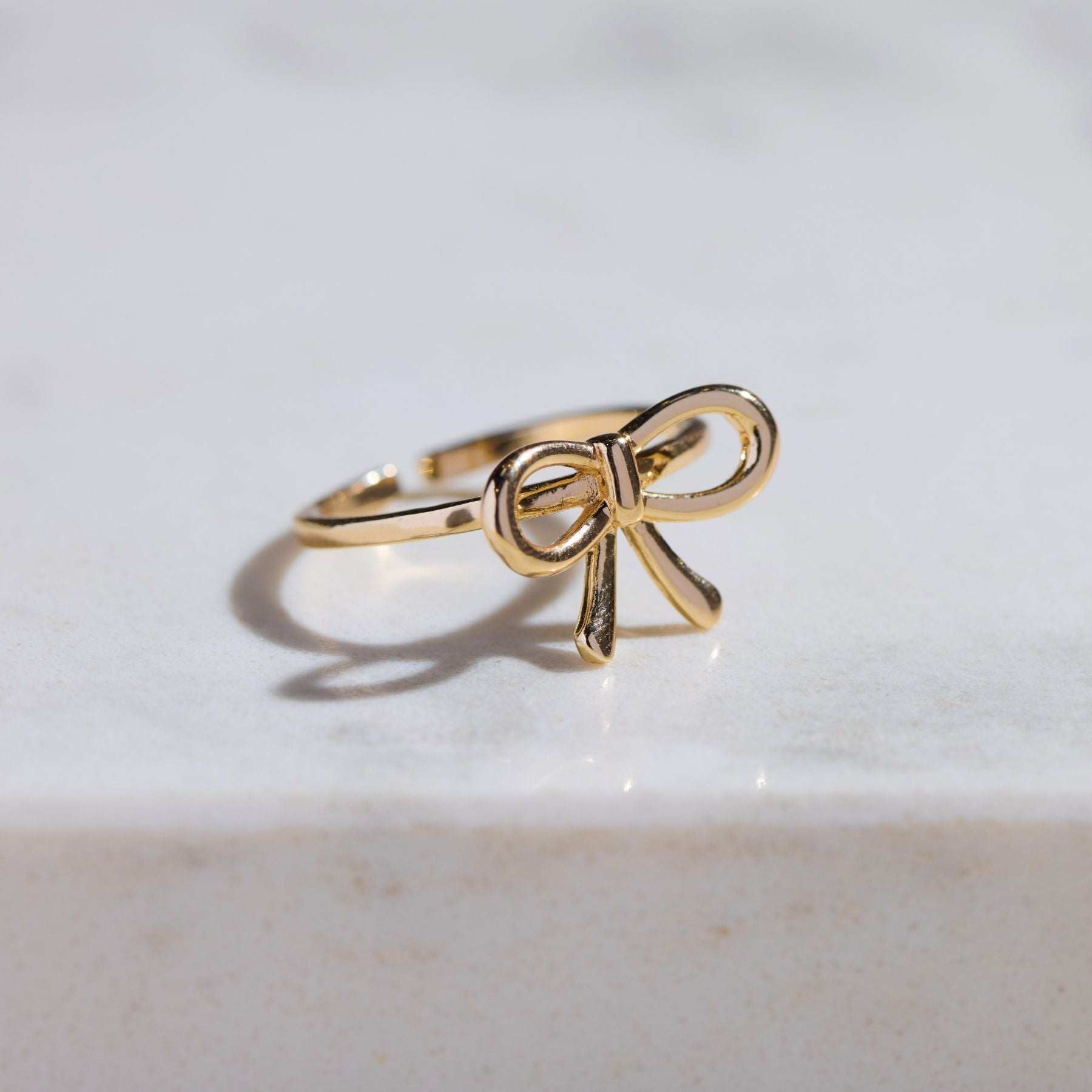 Gold Bow Ring