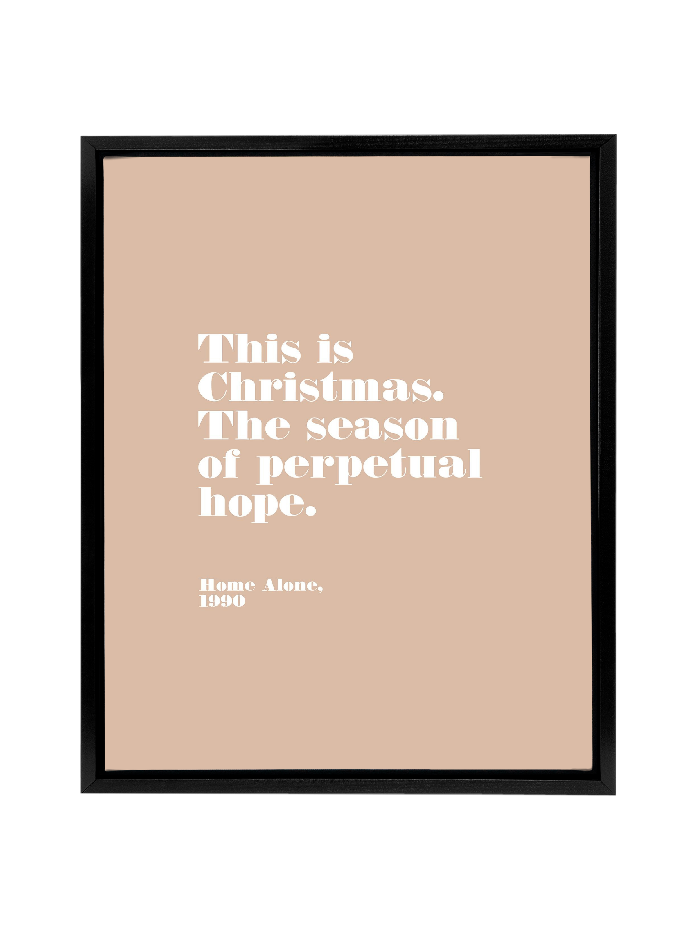 Home Alone Hope | Cameo | Canvas