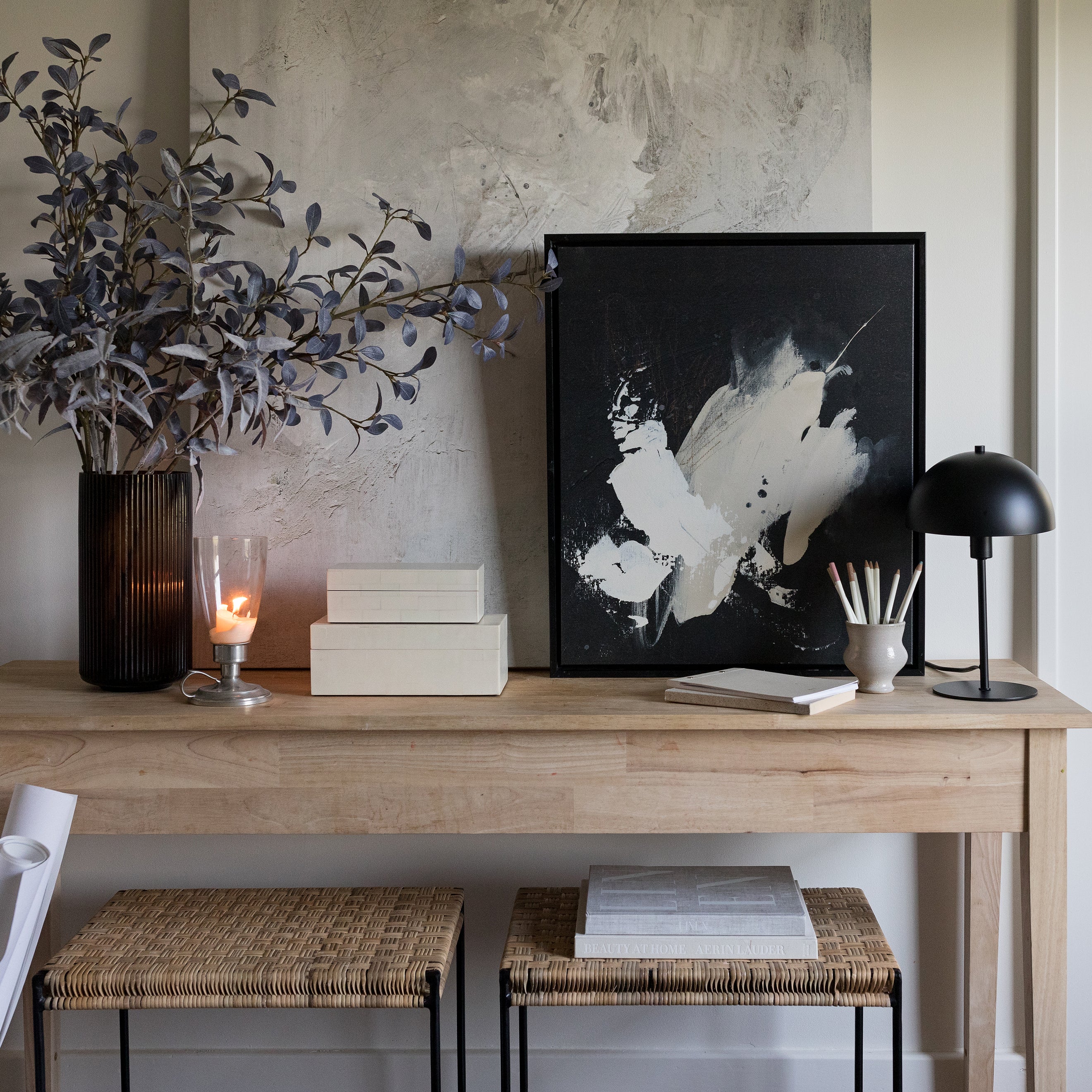 Black Sesame Canvas Wall Art