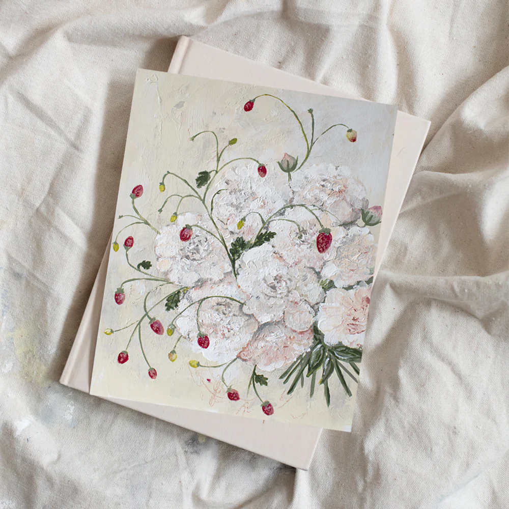 Berry Bouquet Luxe Art Print