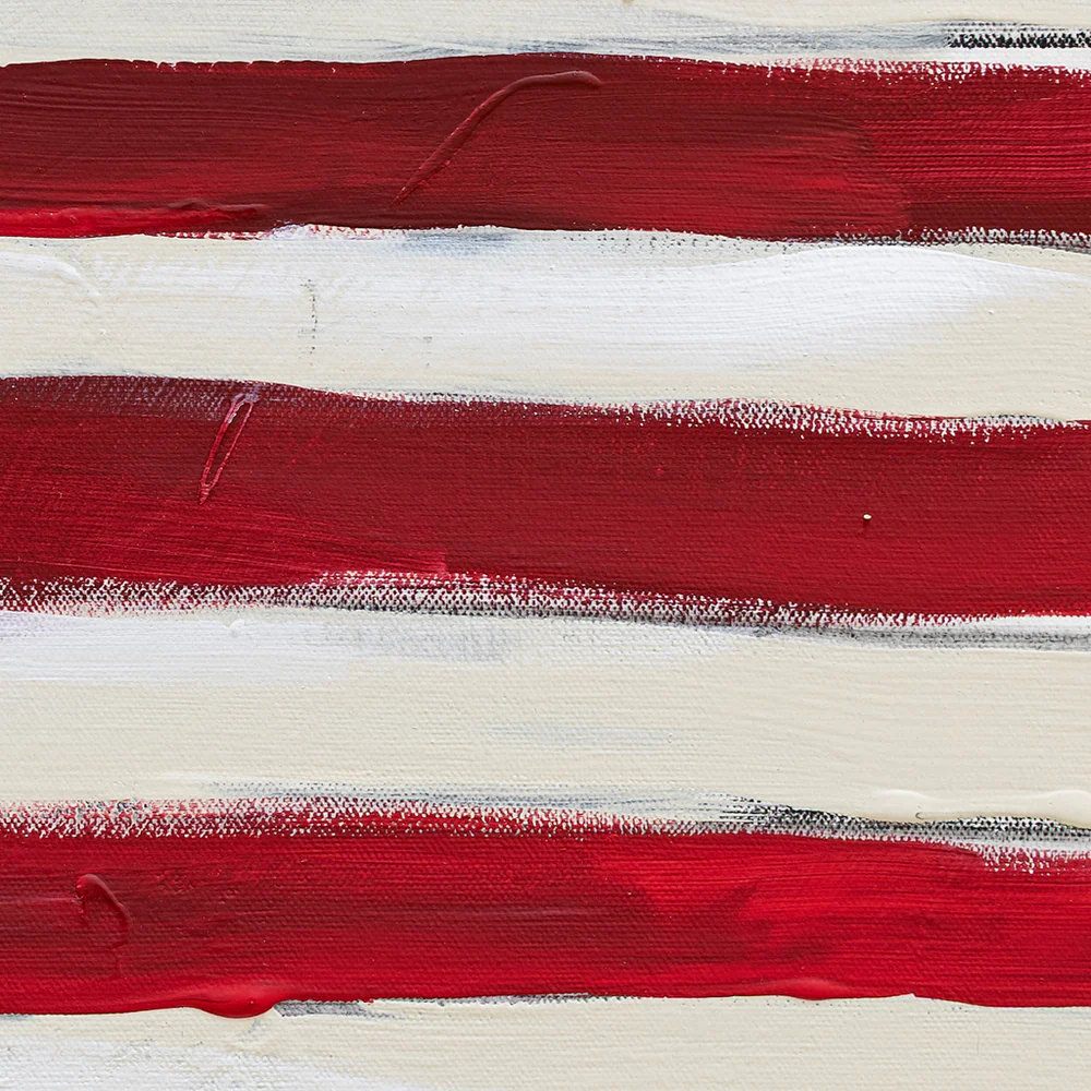 Flowered Flag Luxe Art Print