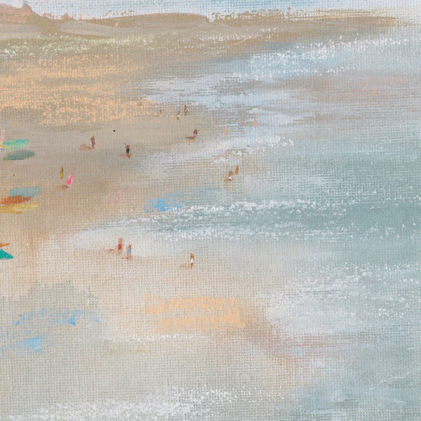 Beach Day Luxe Art Print. Horizontal