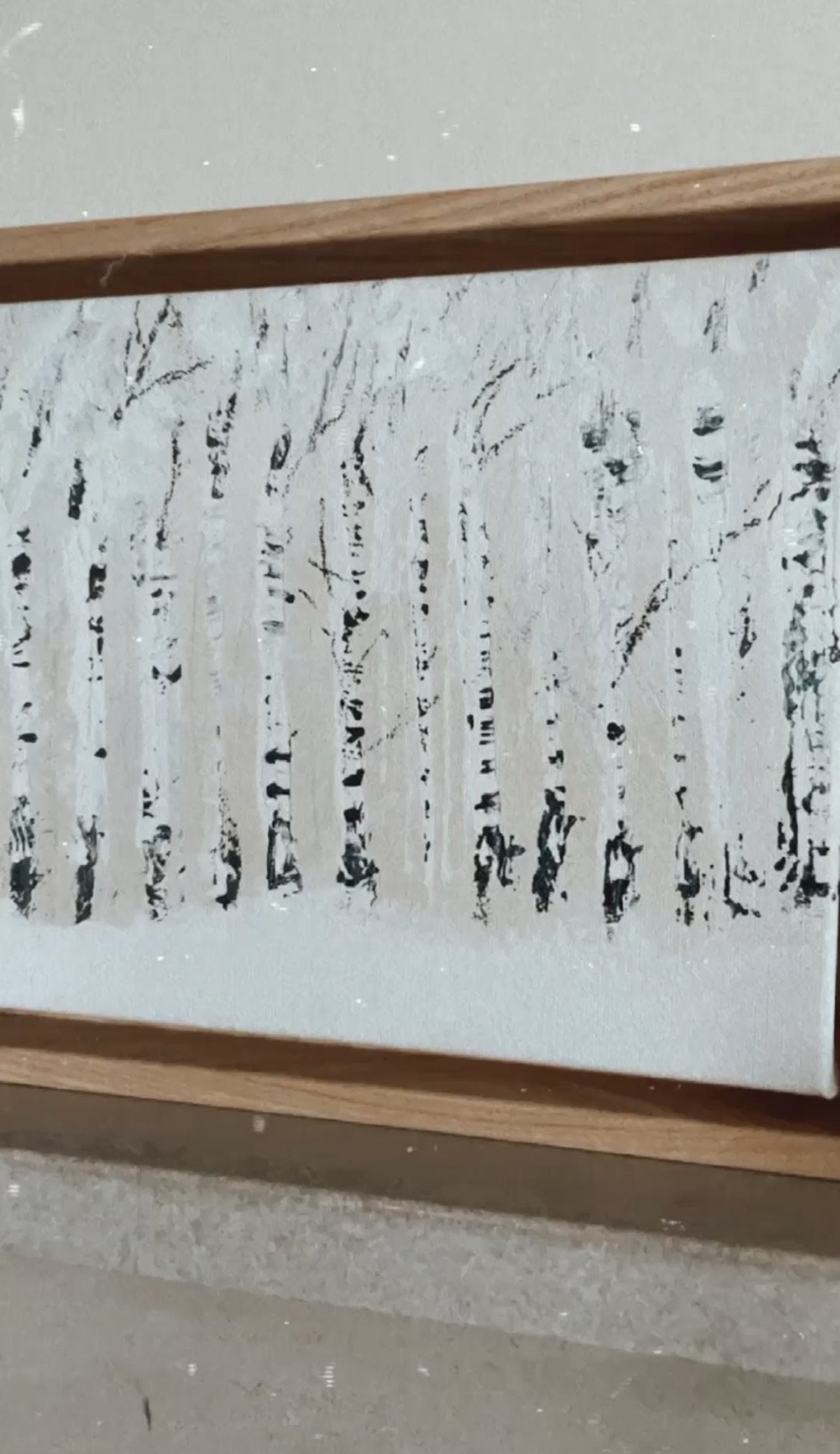 Glowing Birch | Canvas