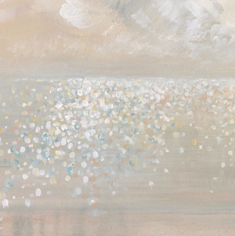 Golden Waters Luxe Art Print