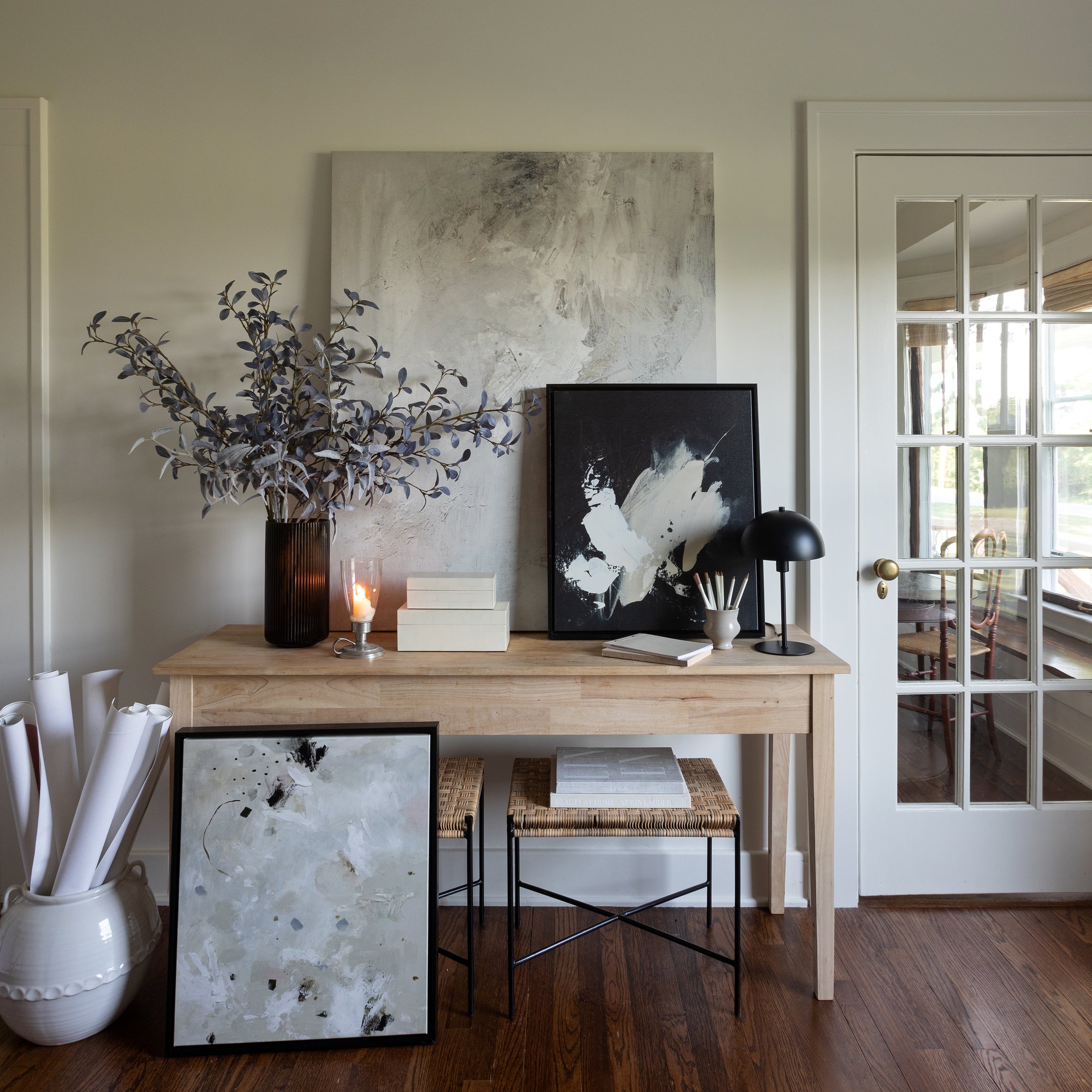 Calm Confetti Canvas Wall Art