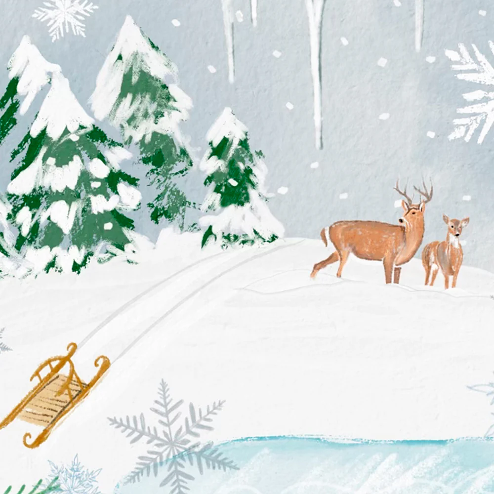 Winter Daydream Luxe Art Print