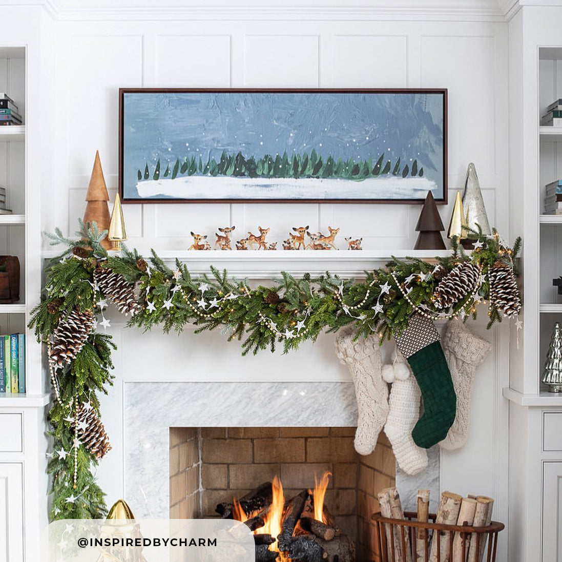 Petite Pano Pines Canvas Wall Art . Pano