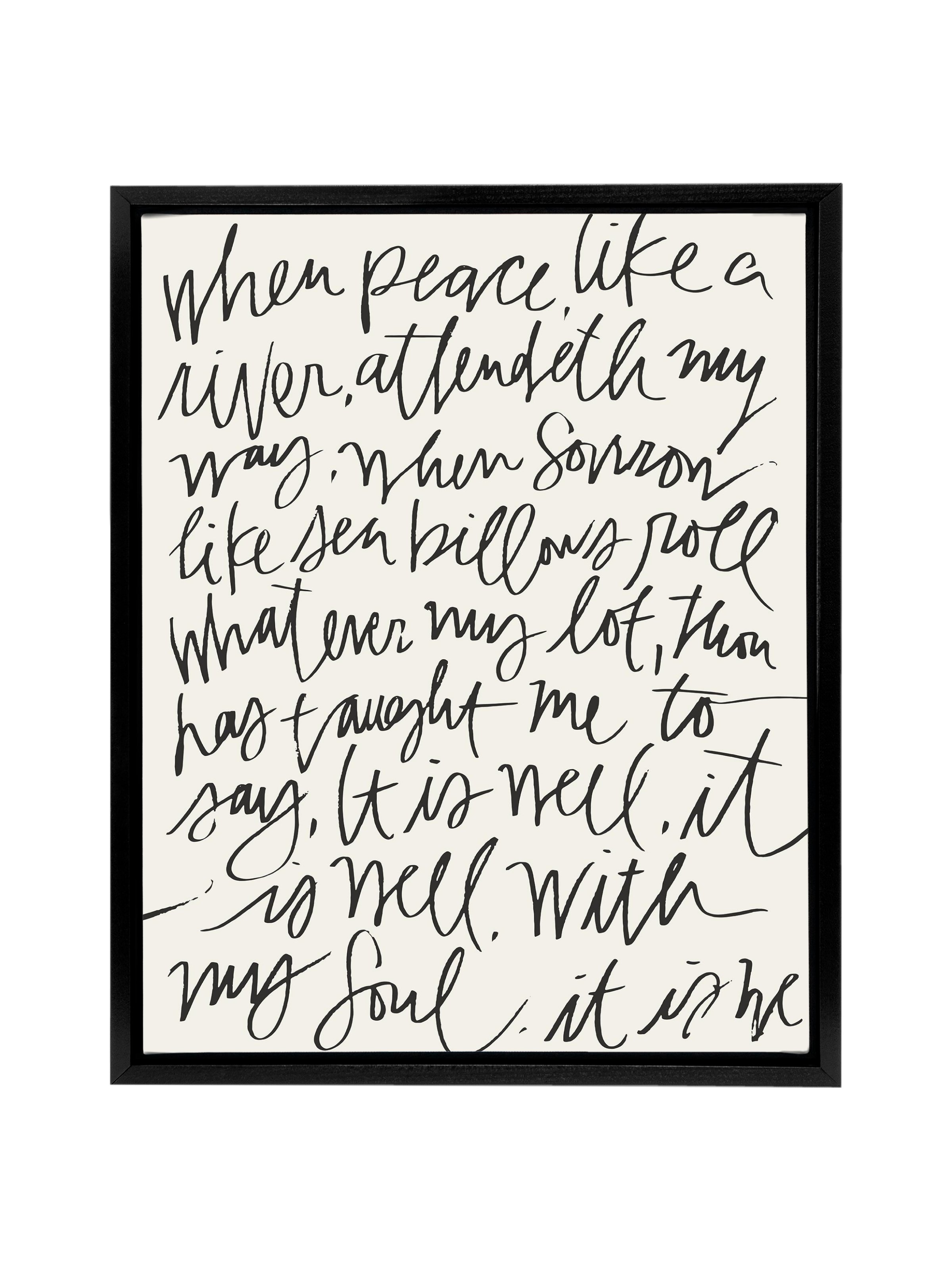 It Is Well | Alabaster | Canvas