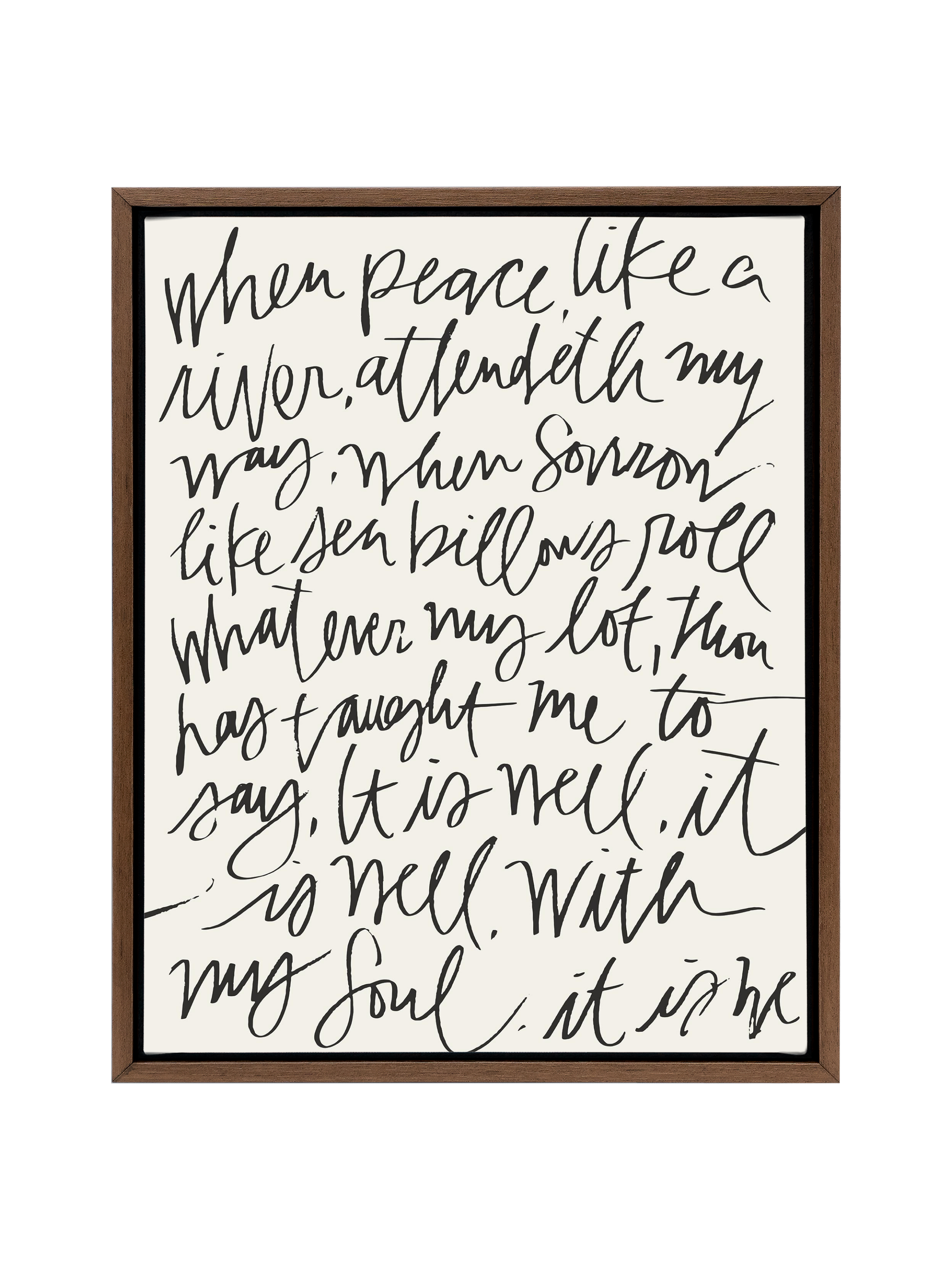 It Is Well | Alabaster | Canvas