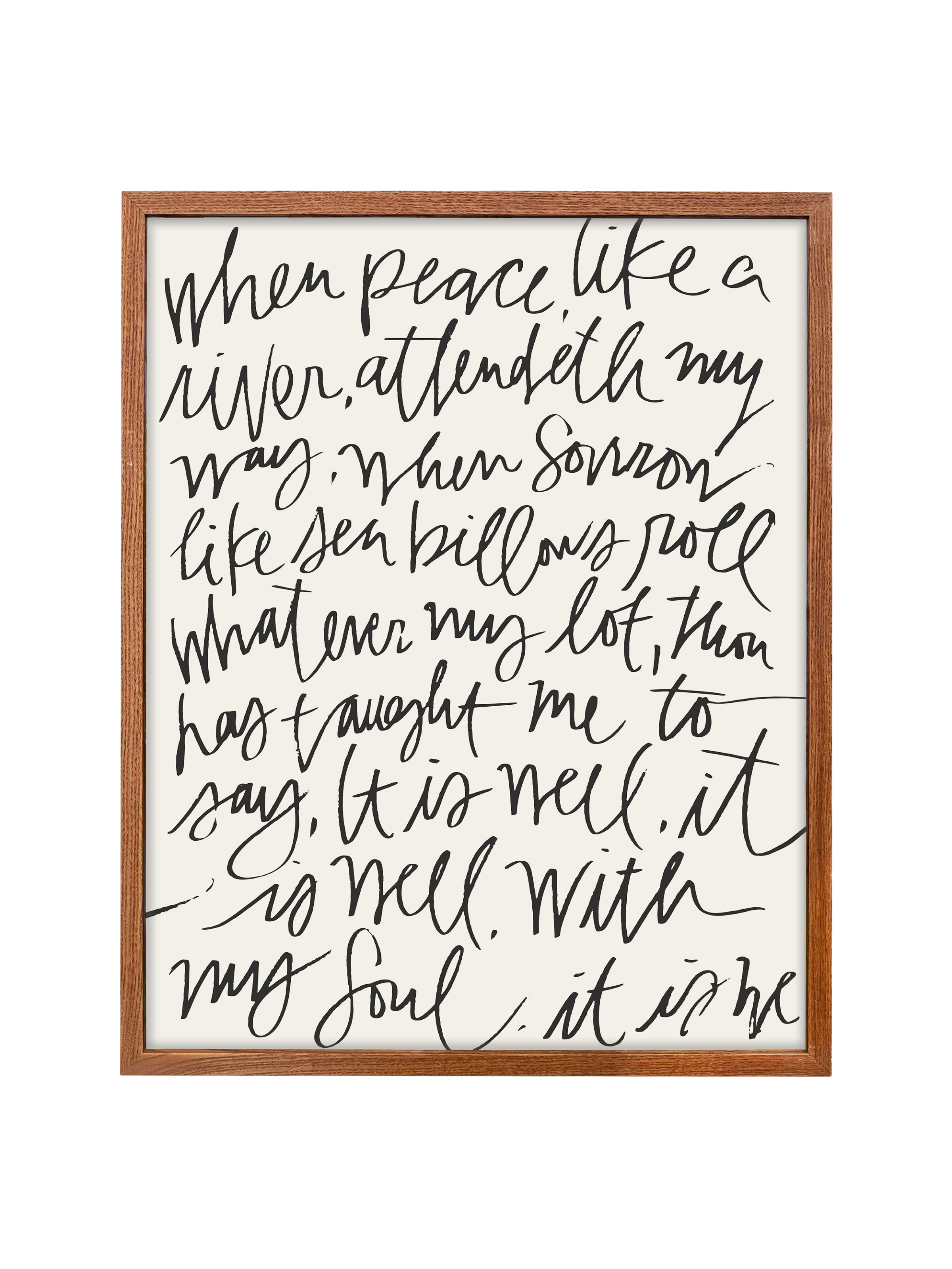 It Is Well | Alabaster | Canvas