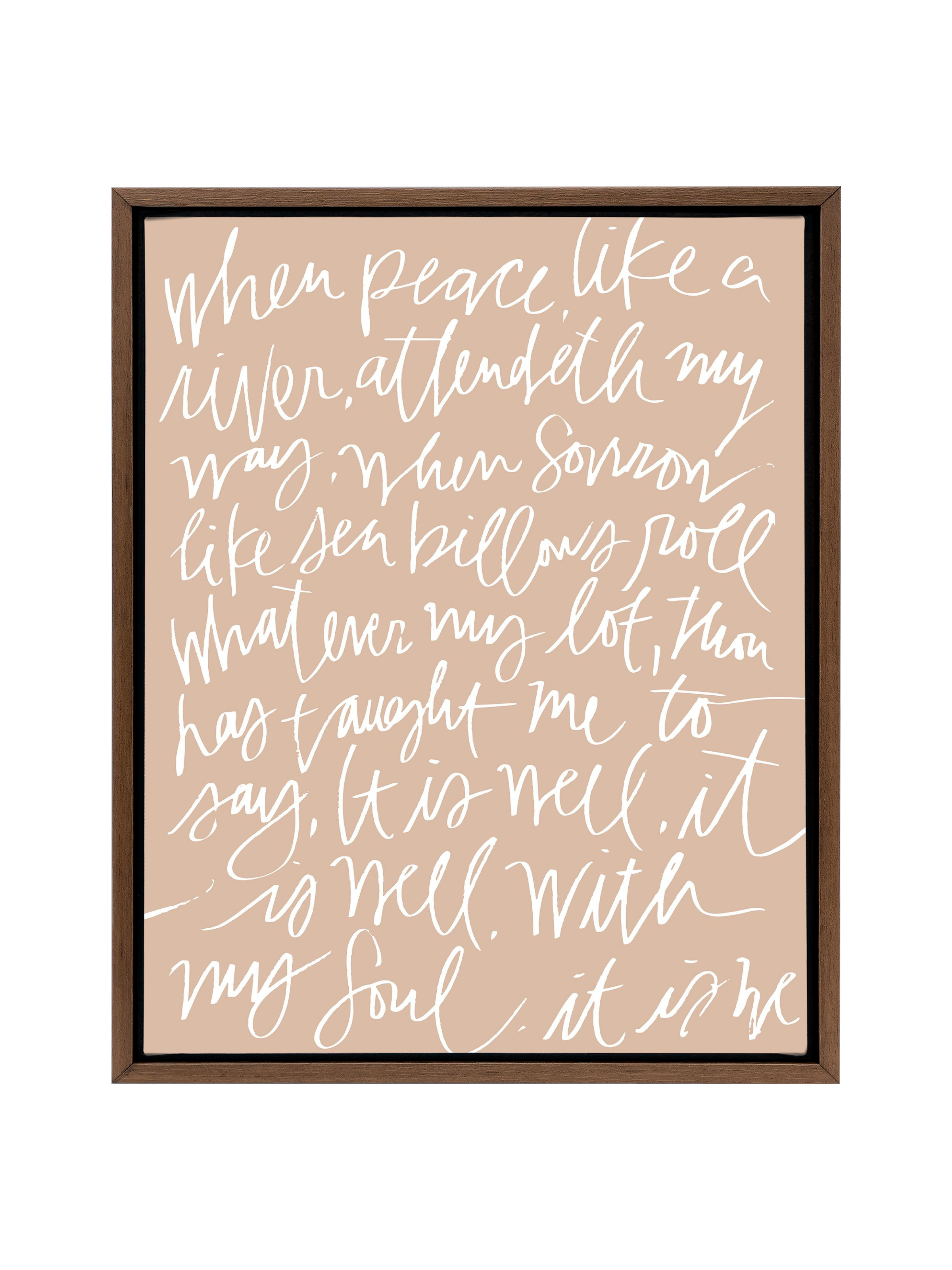 It Is Well | Cameo | Canvas