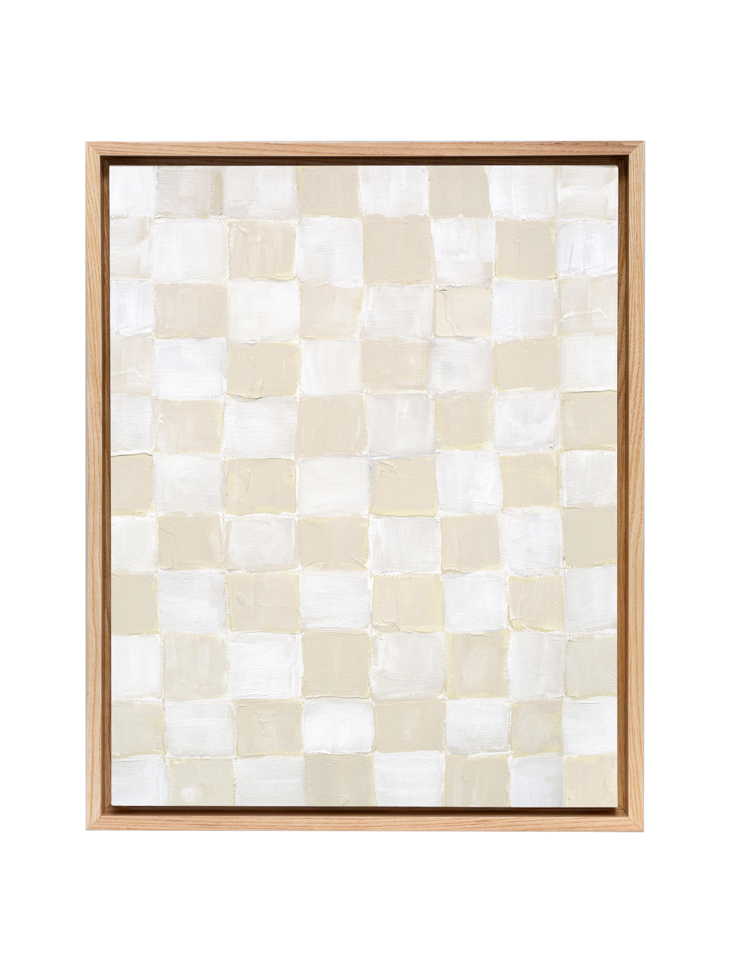 Ivory Checks | Canvas