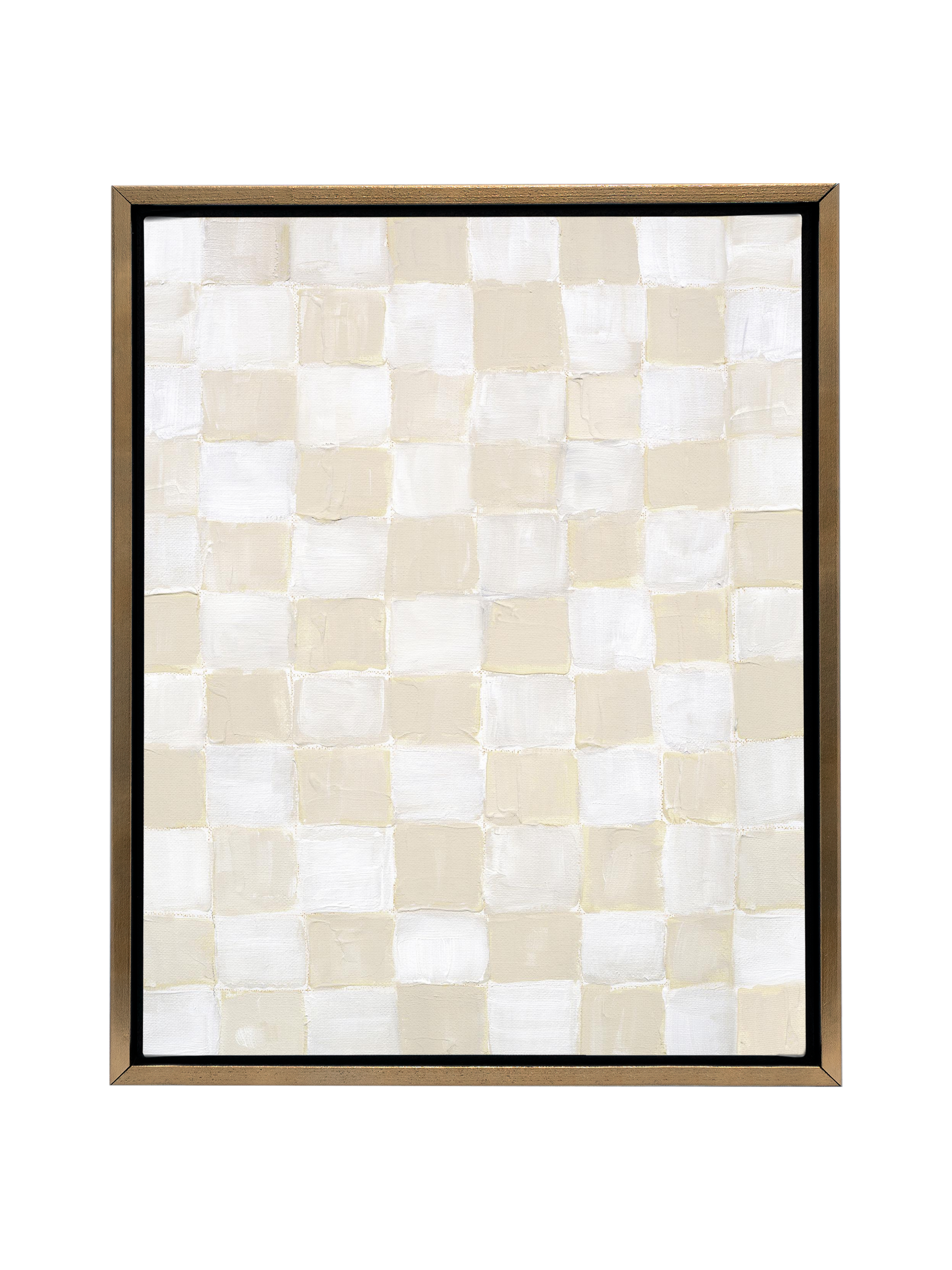Ivory Checks | Canvas