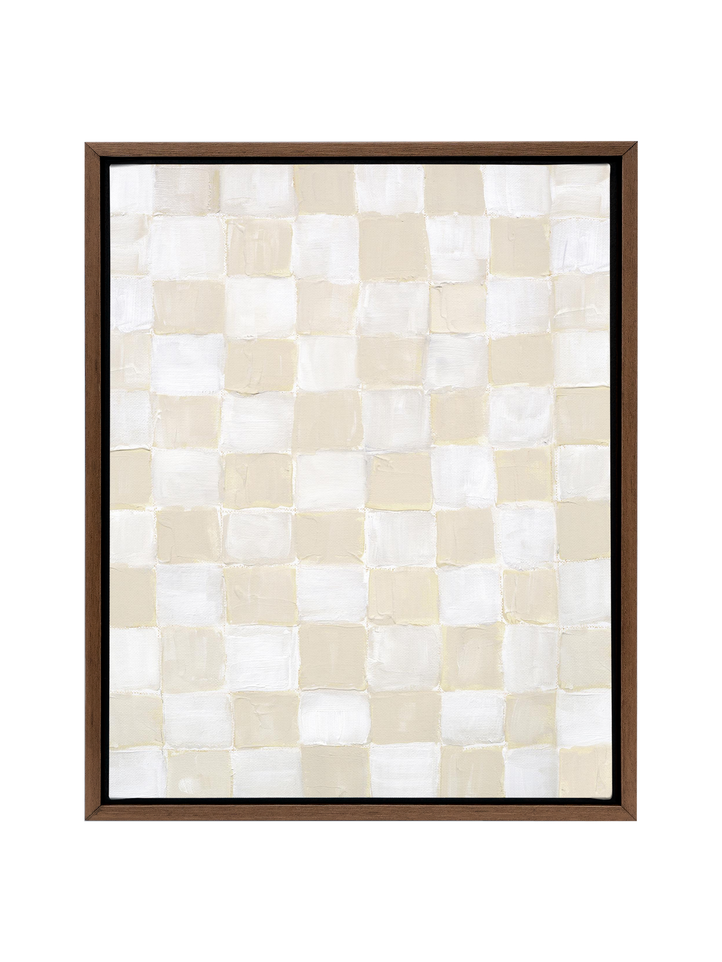 Ivory Checks | Canvas
