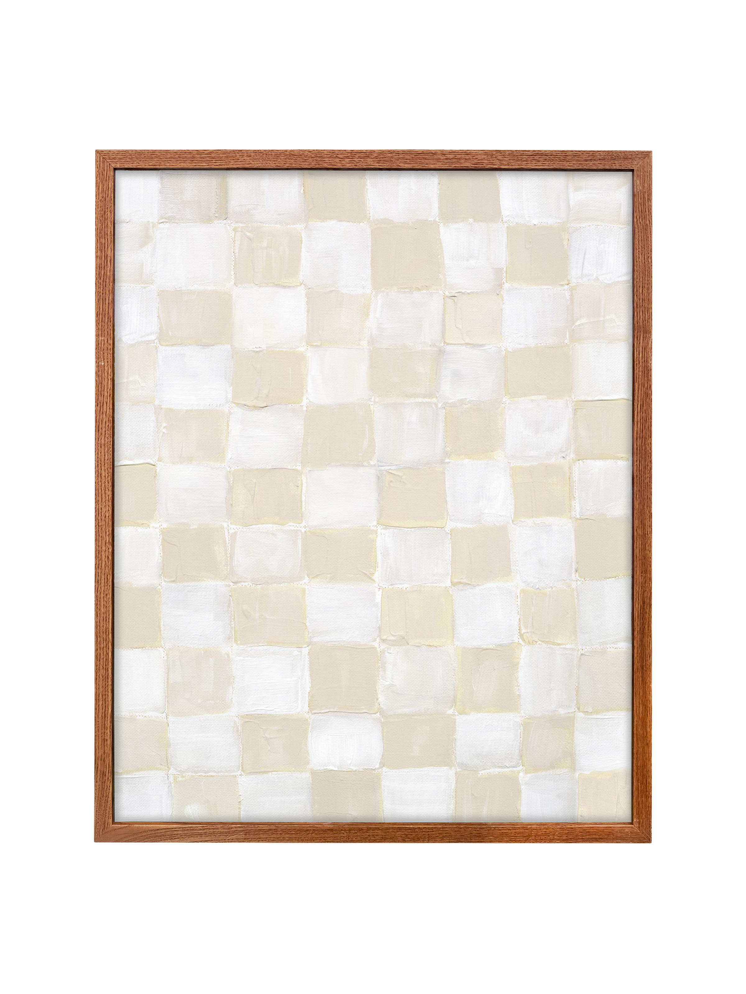 Ivory Checks | Canvas