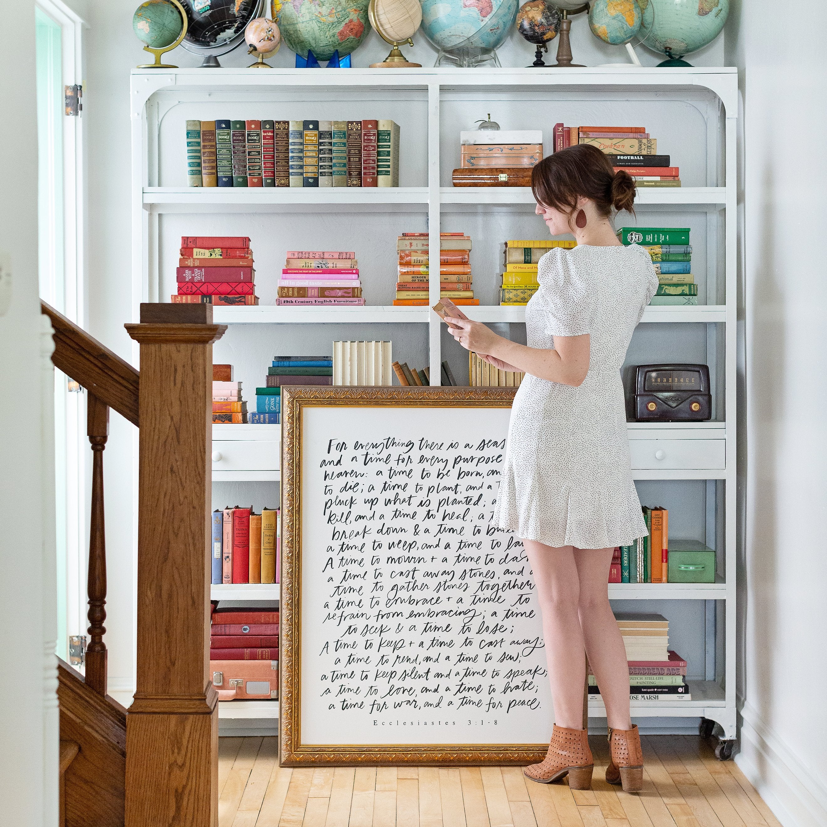 For Everything There Is A Season | Pure White | Canvas