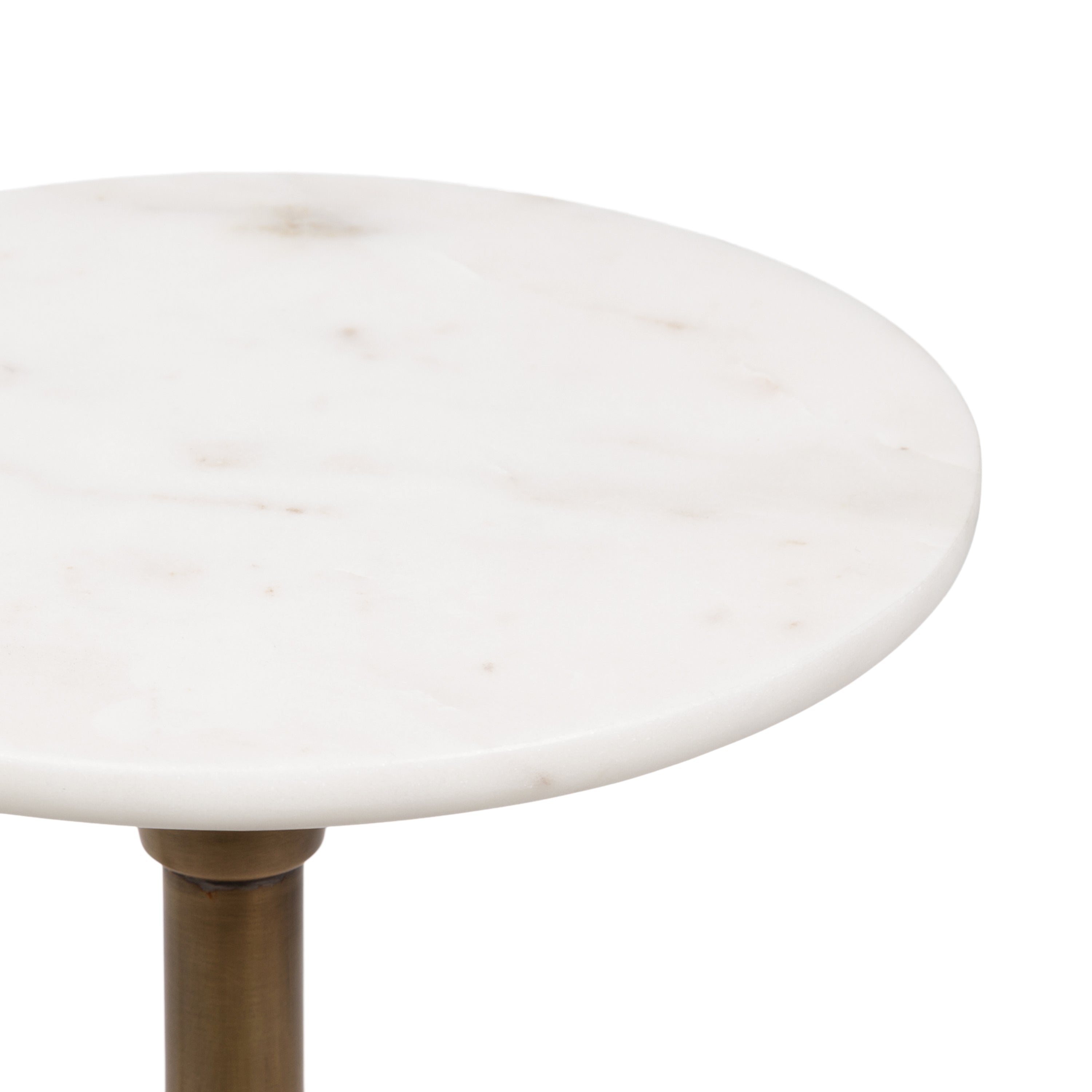 Nisha Round Marble Drink Table