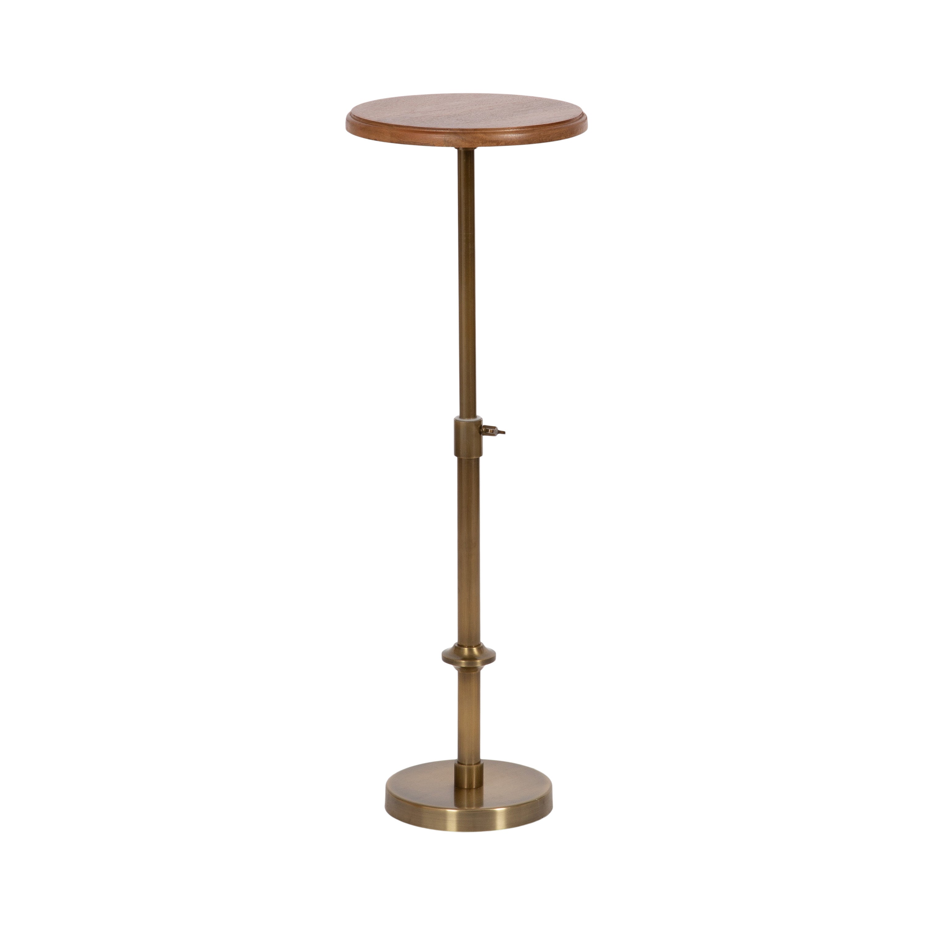 Engles Adjustable Wood Table and Plant Stand