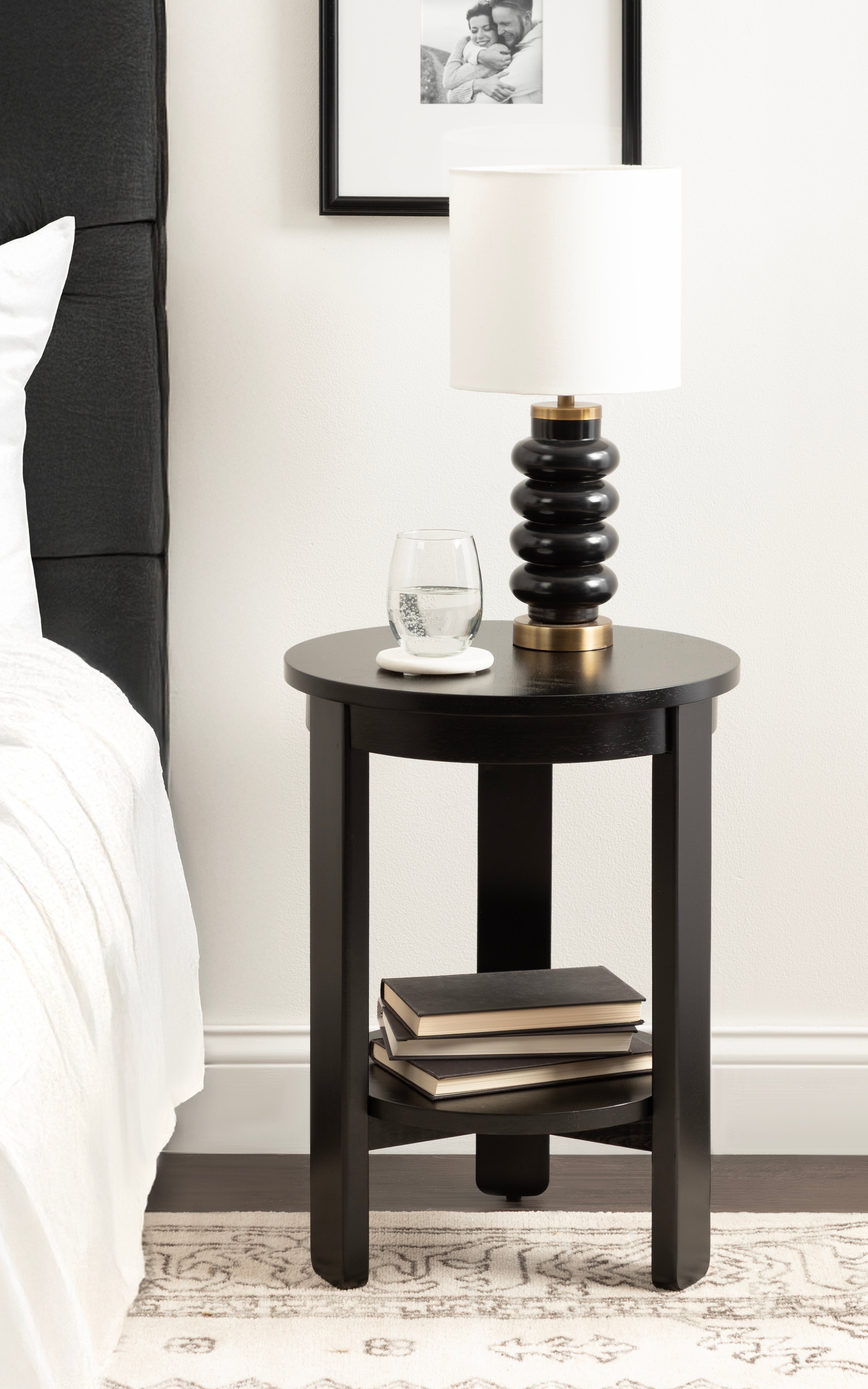 Foxford Round Wood Side Table