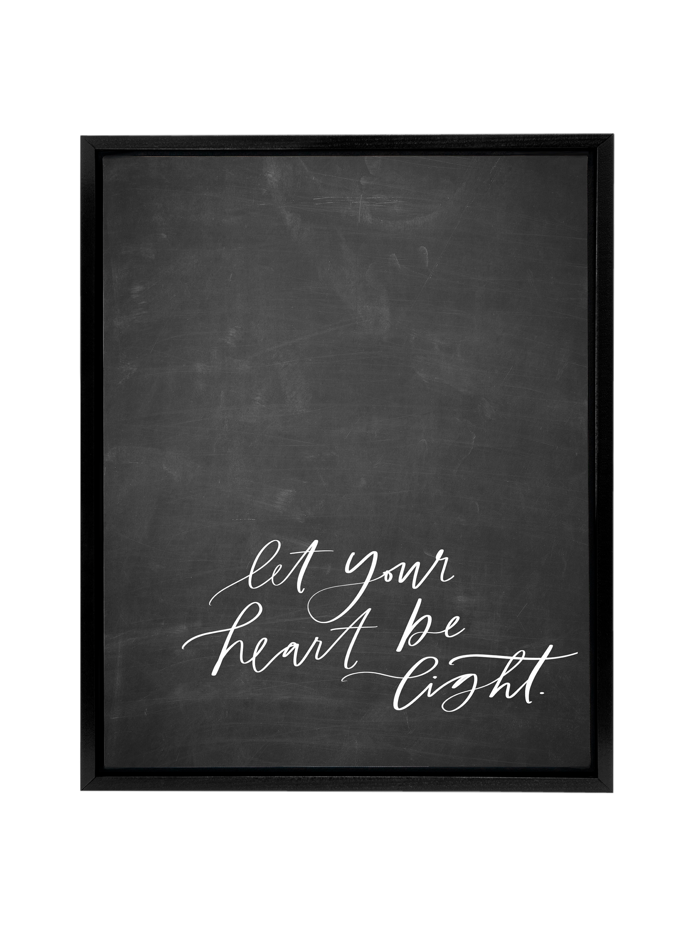 Let Your Heart be Light | Blackboard | Canvas