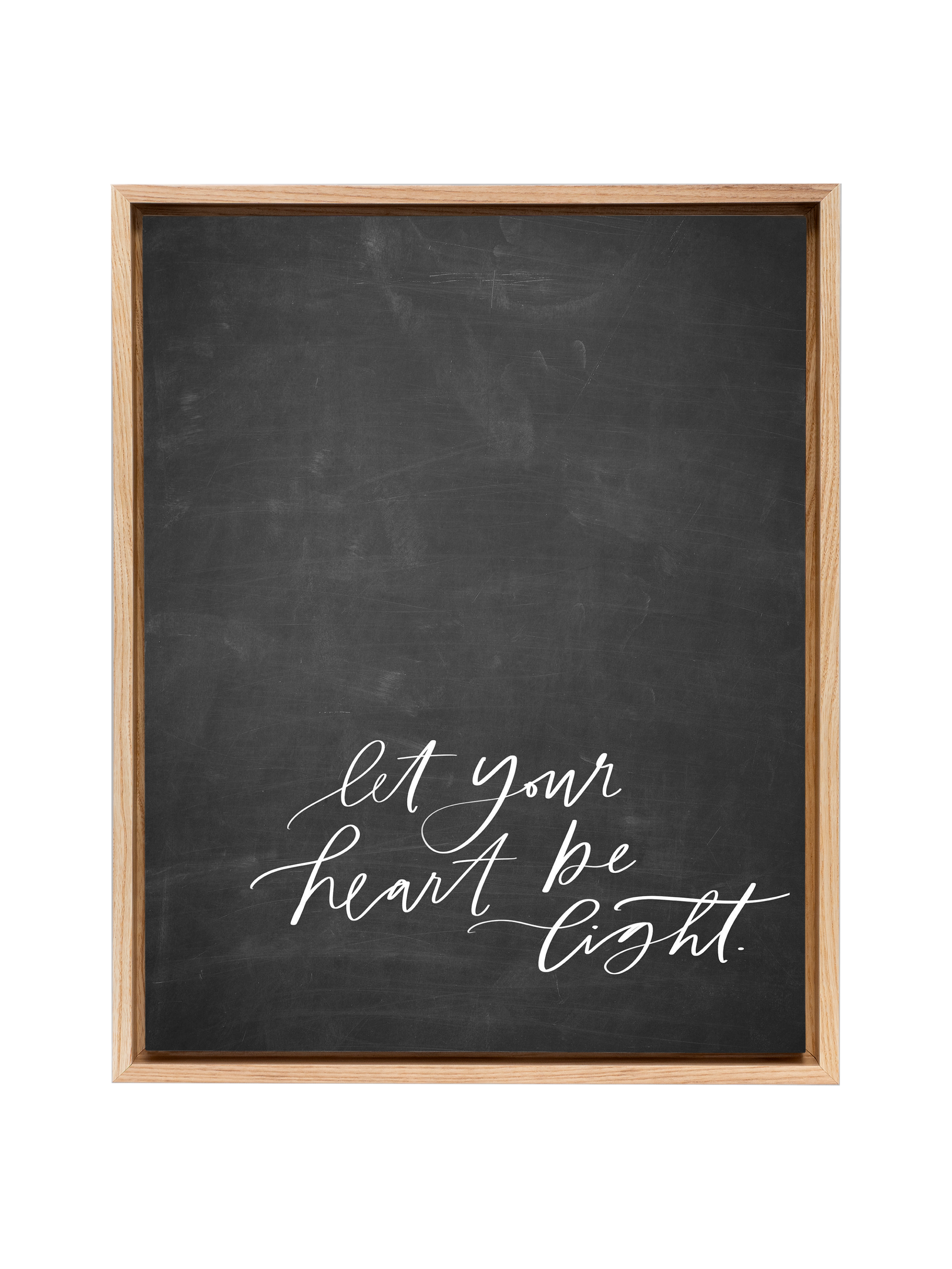 Let Your Heart be Light | Blackboard | Canvas