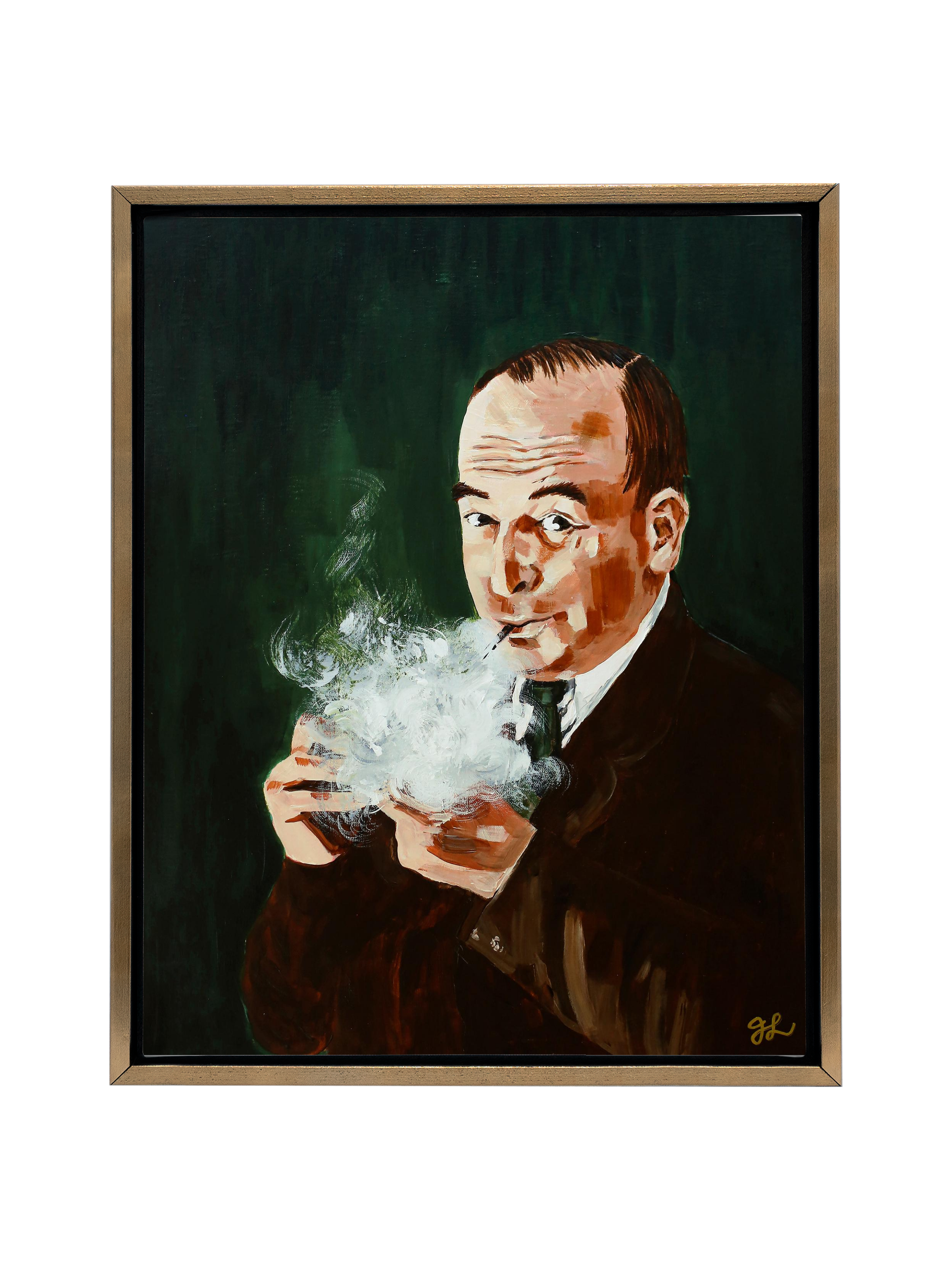 Lewis and His Pipe | Canvas