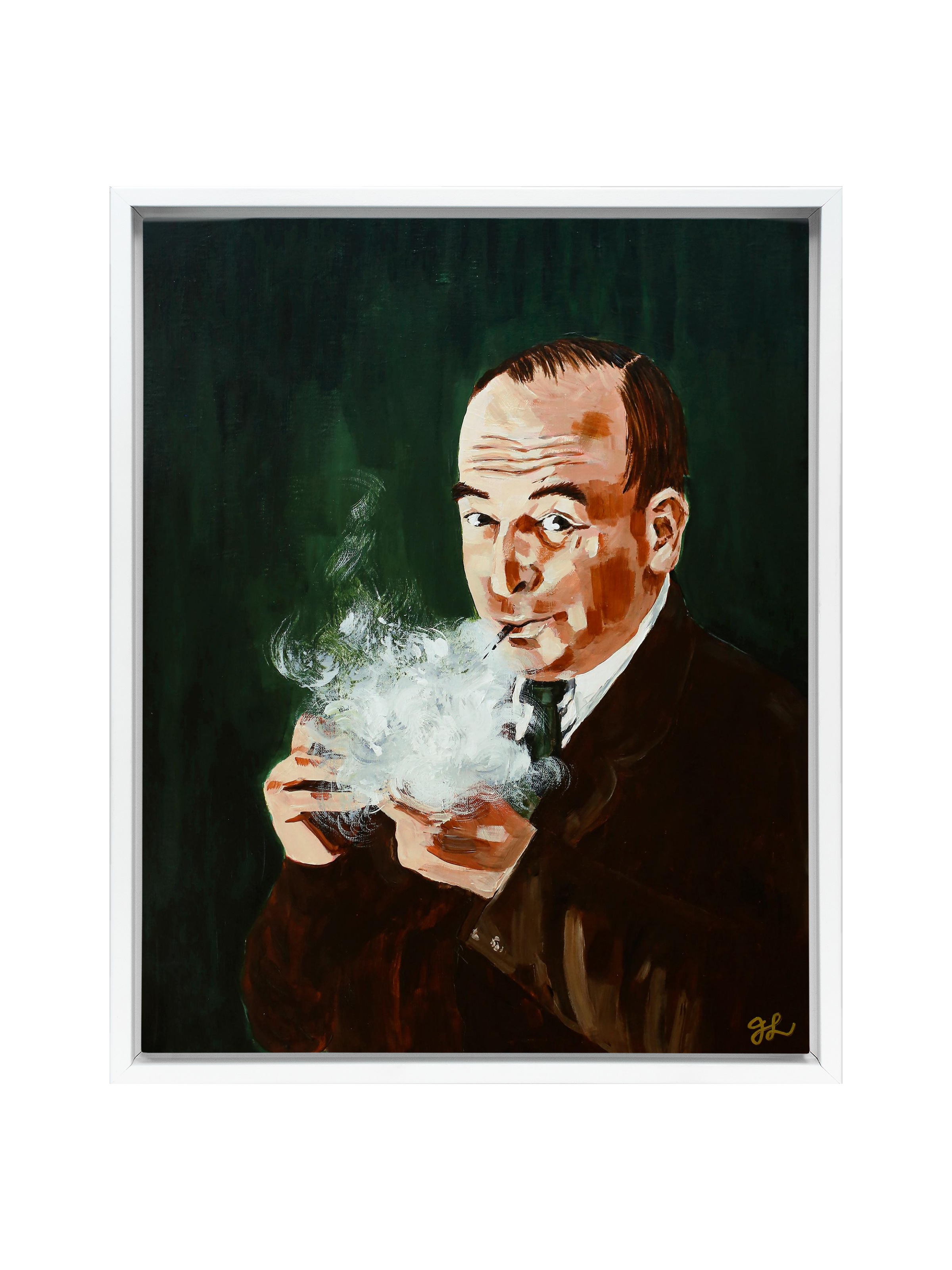 Lewis and His Pipe | Canvas