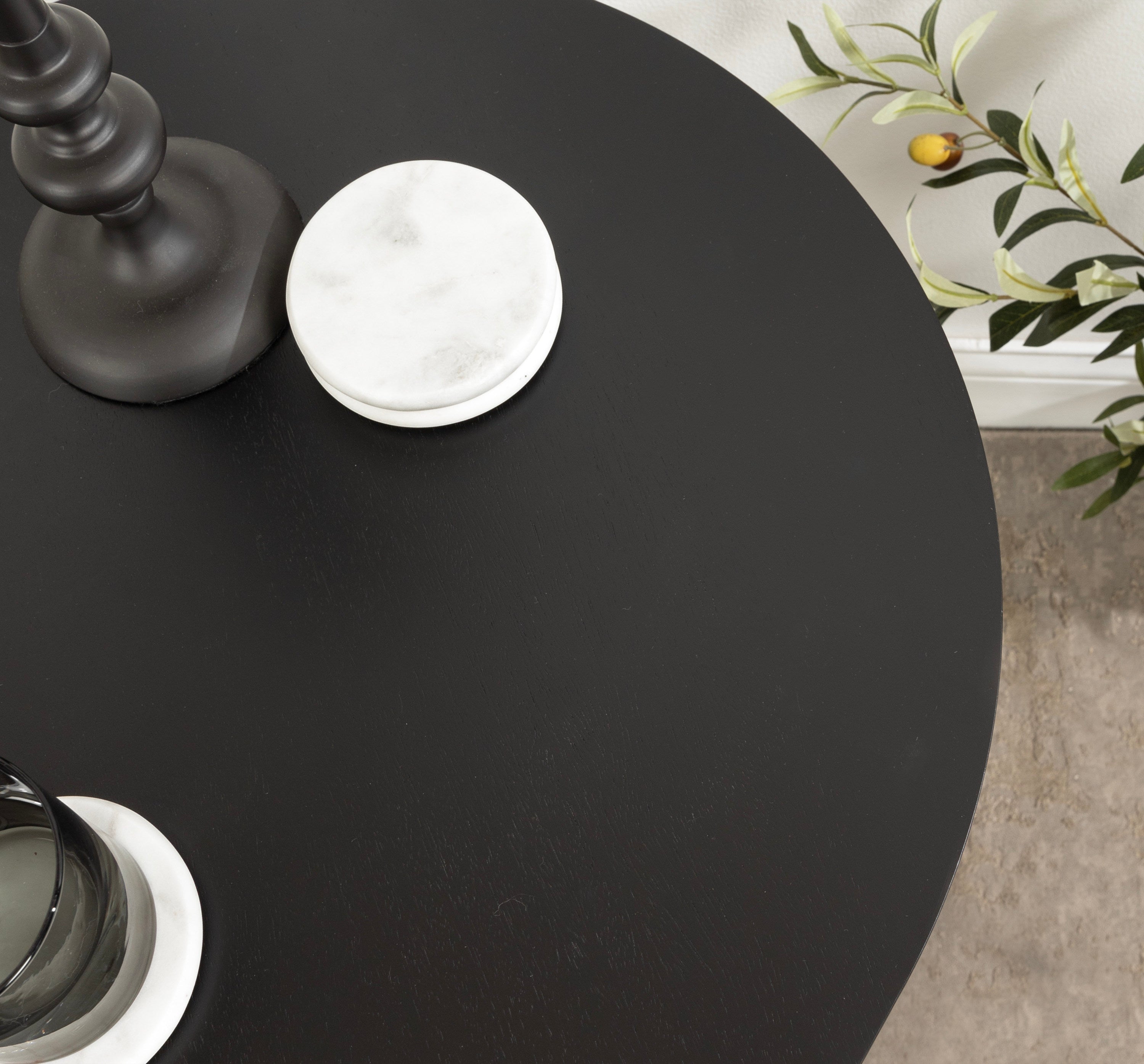 Foxford Round Wood Side Table