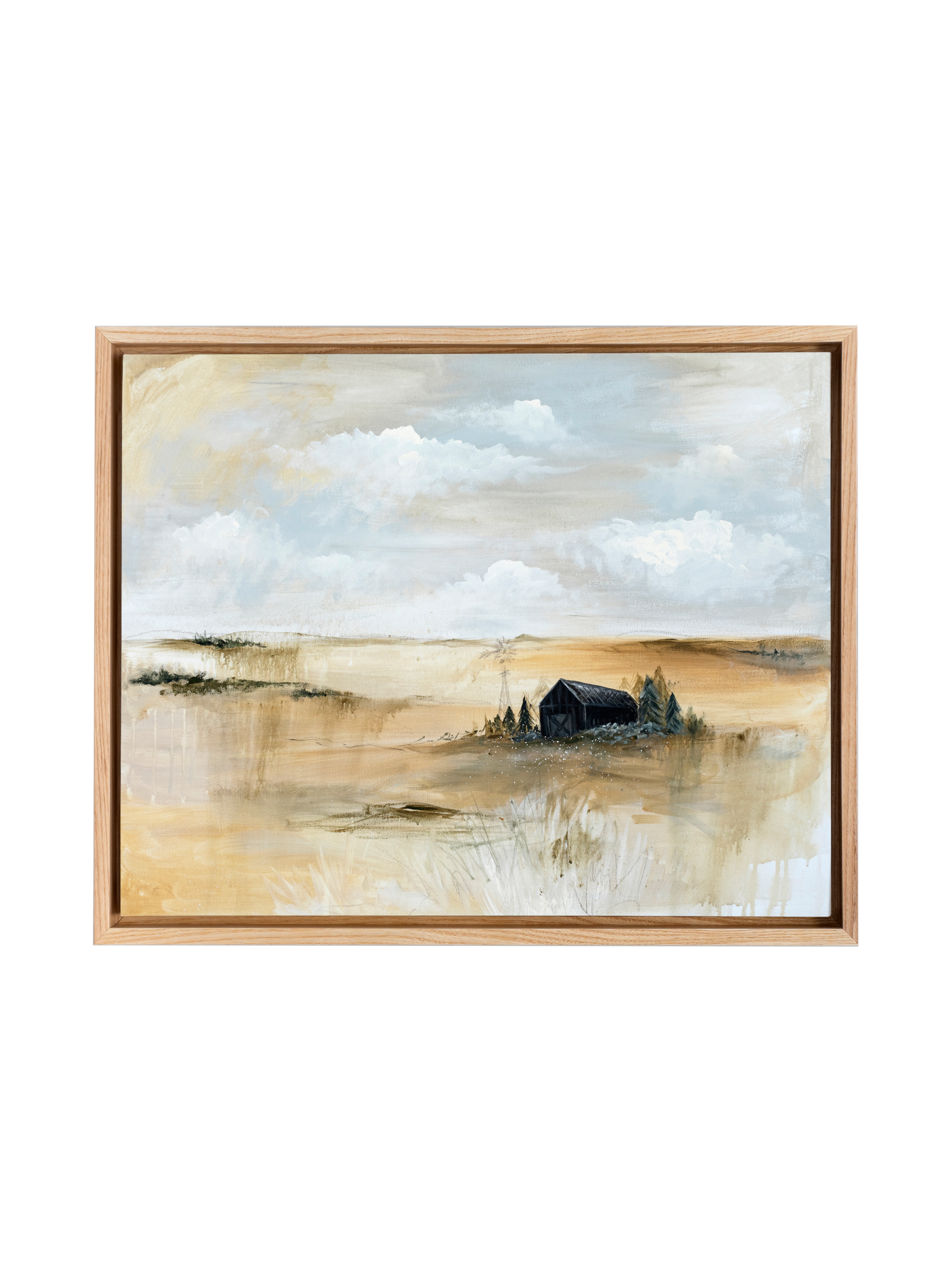 Little Black Barn | Canvas