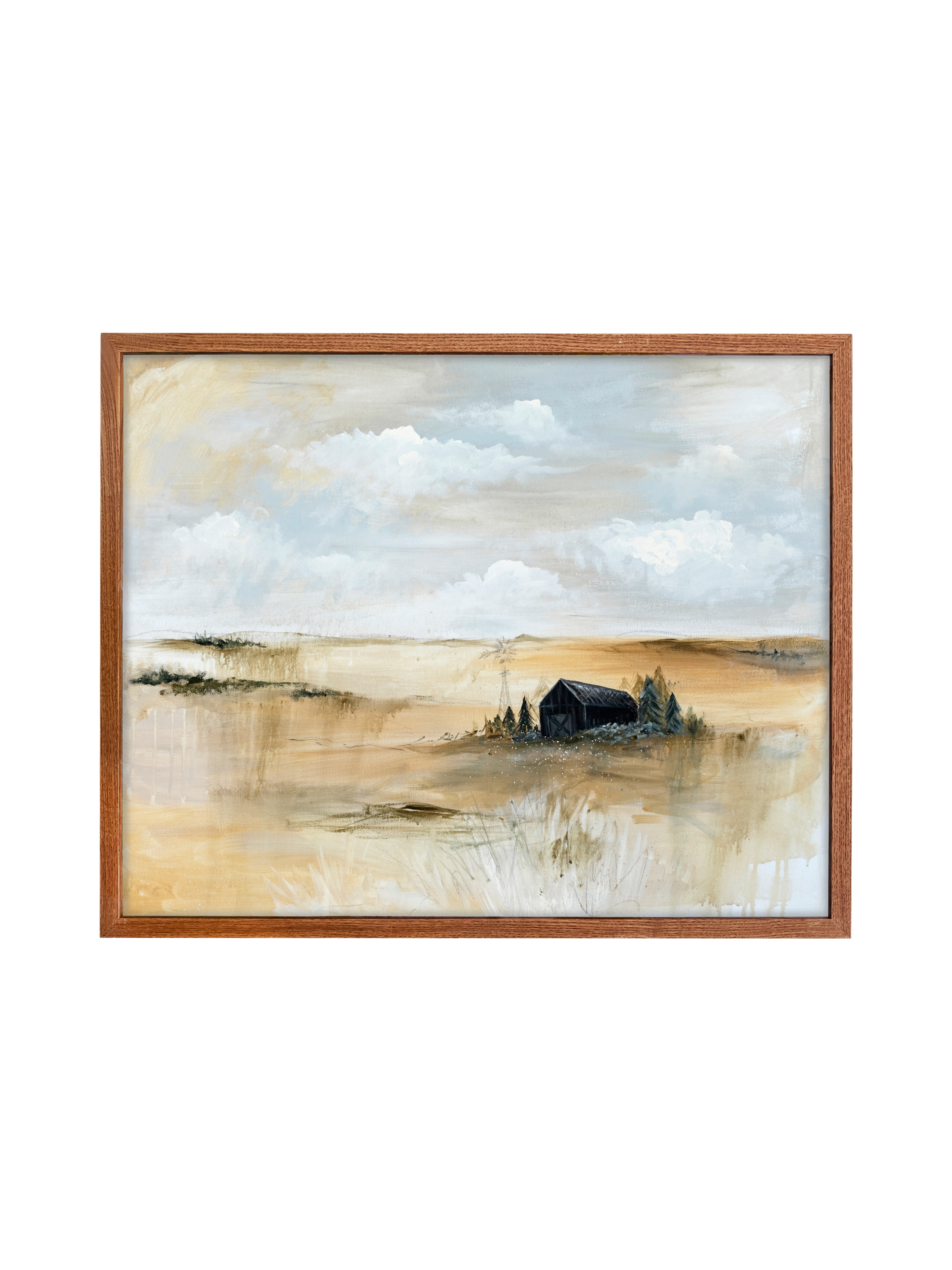 Little Black Barn | Canvas