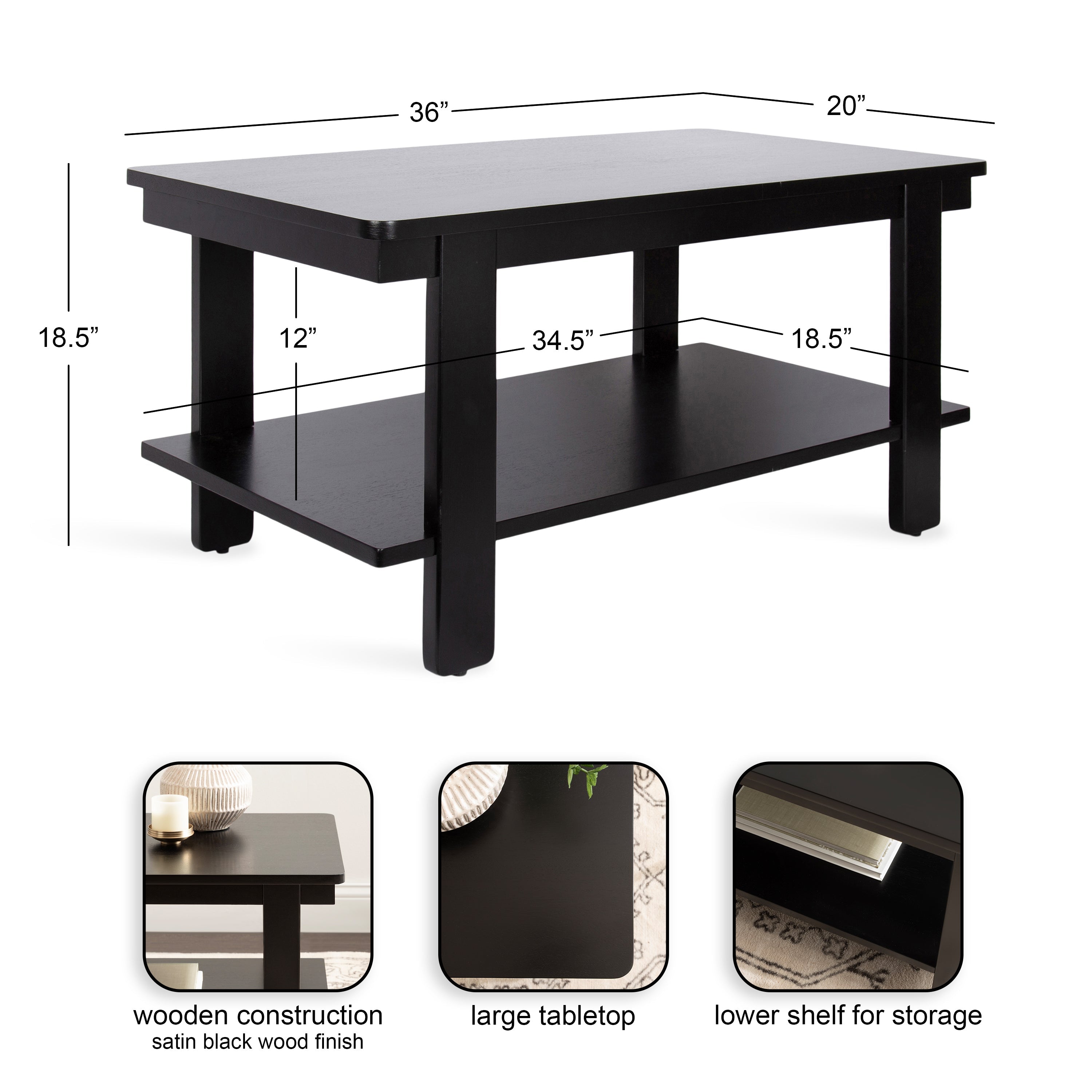 Foxford Rectangle Coffee Table