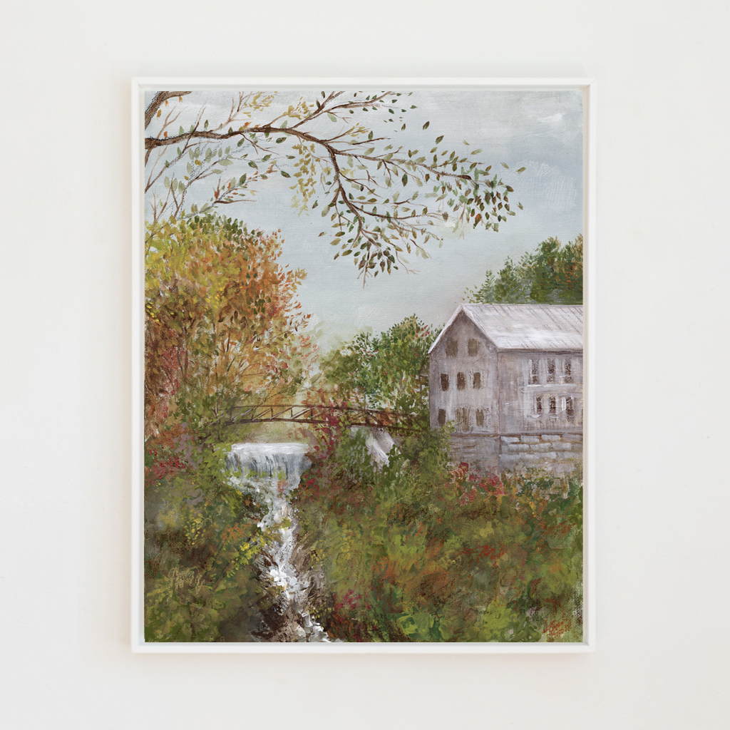 Fall at the Mill | Canvas