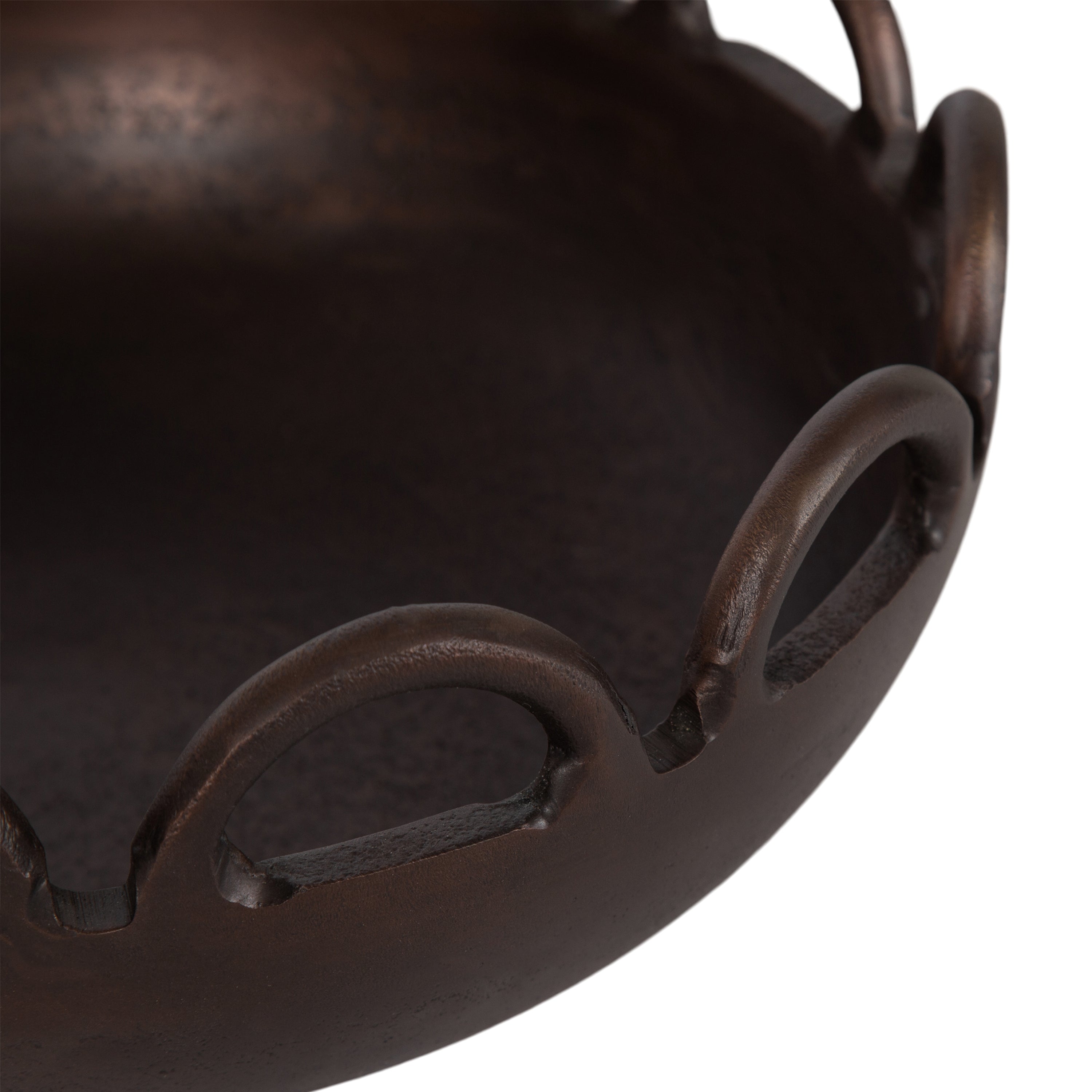 Lusila Metal Loop Serving Bowl