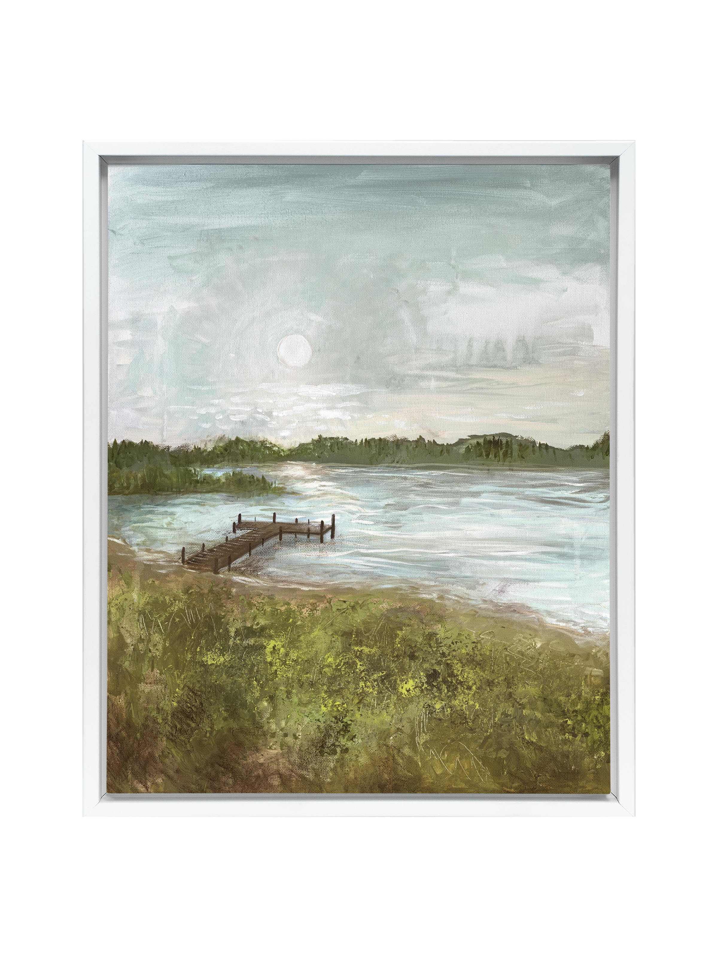 Magic Hour at the Dock | Canvas