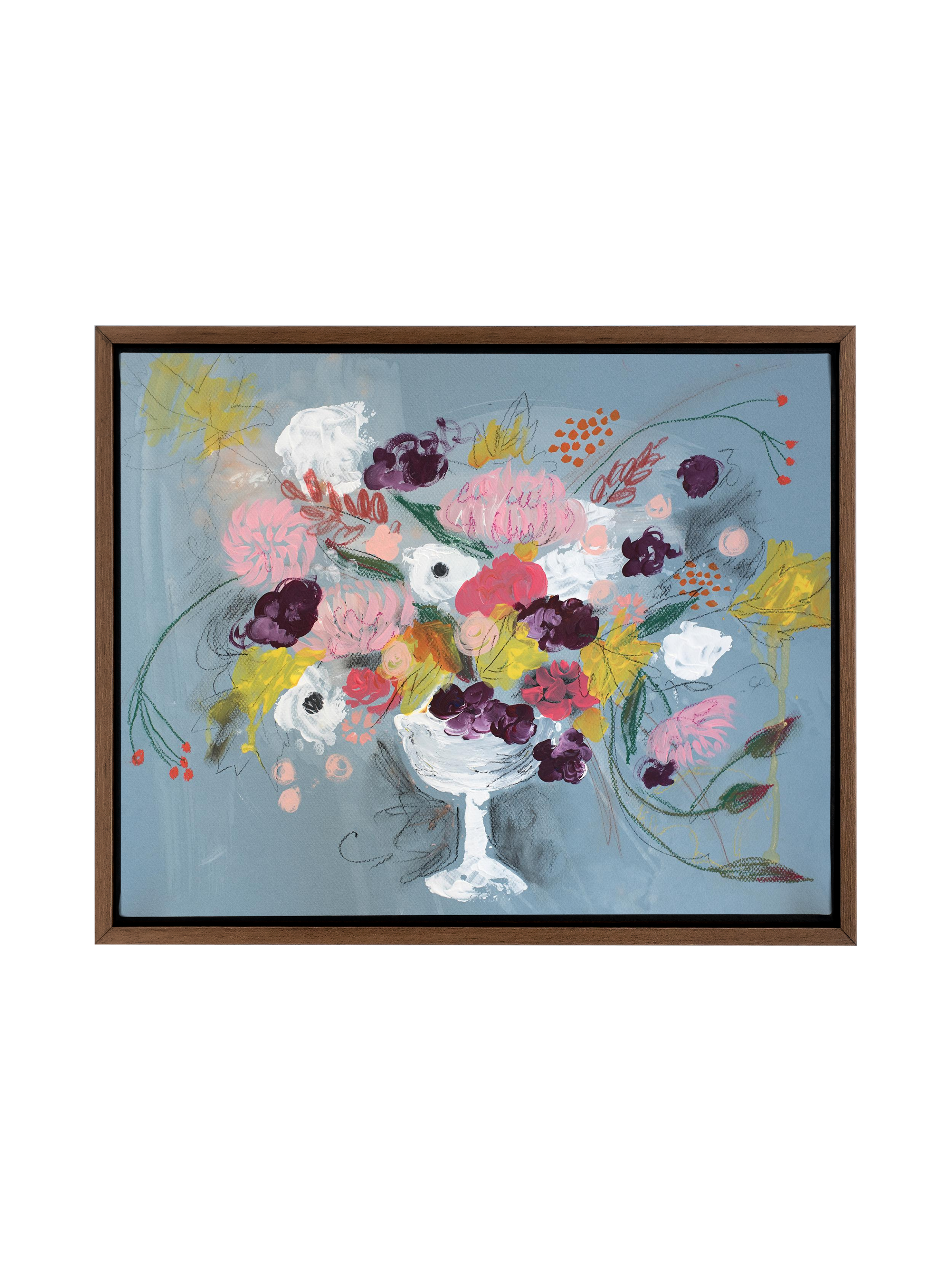 Milkglass Floral | Canvas