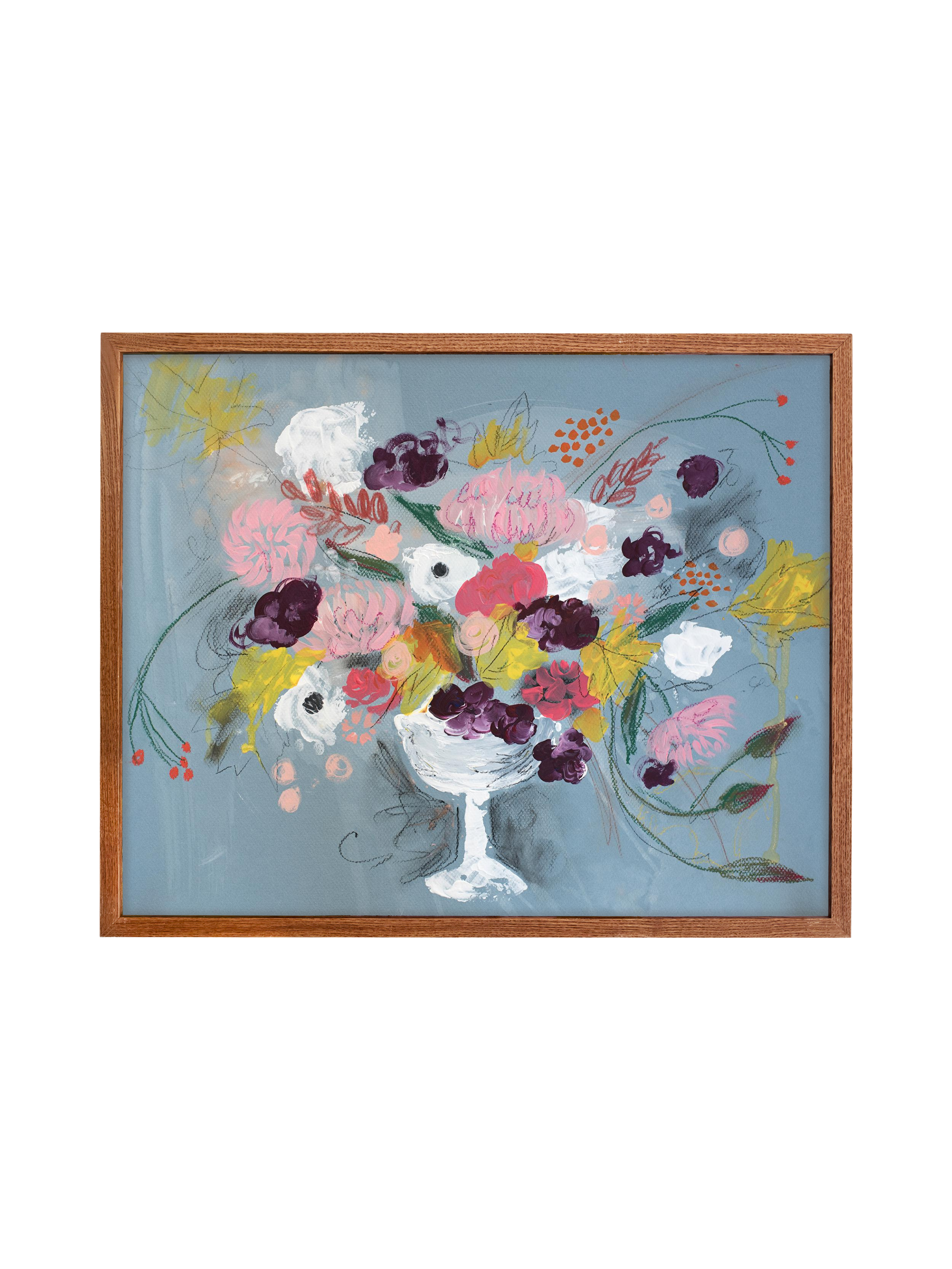 Milkglass Floral | Canvas