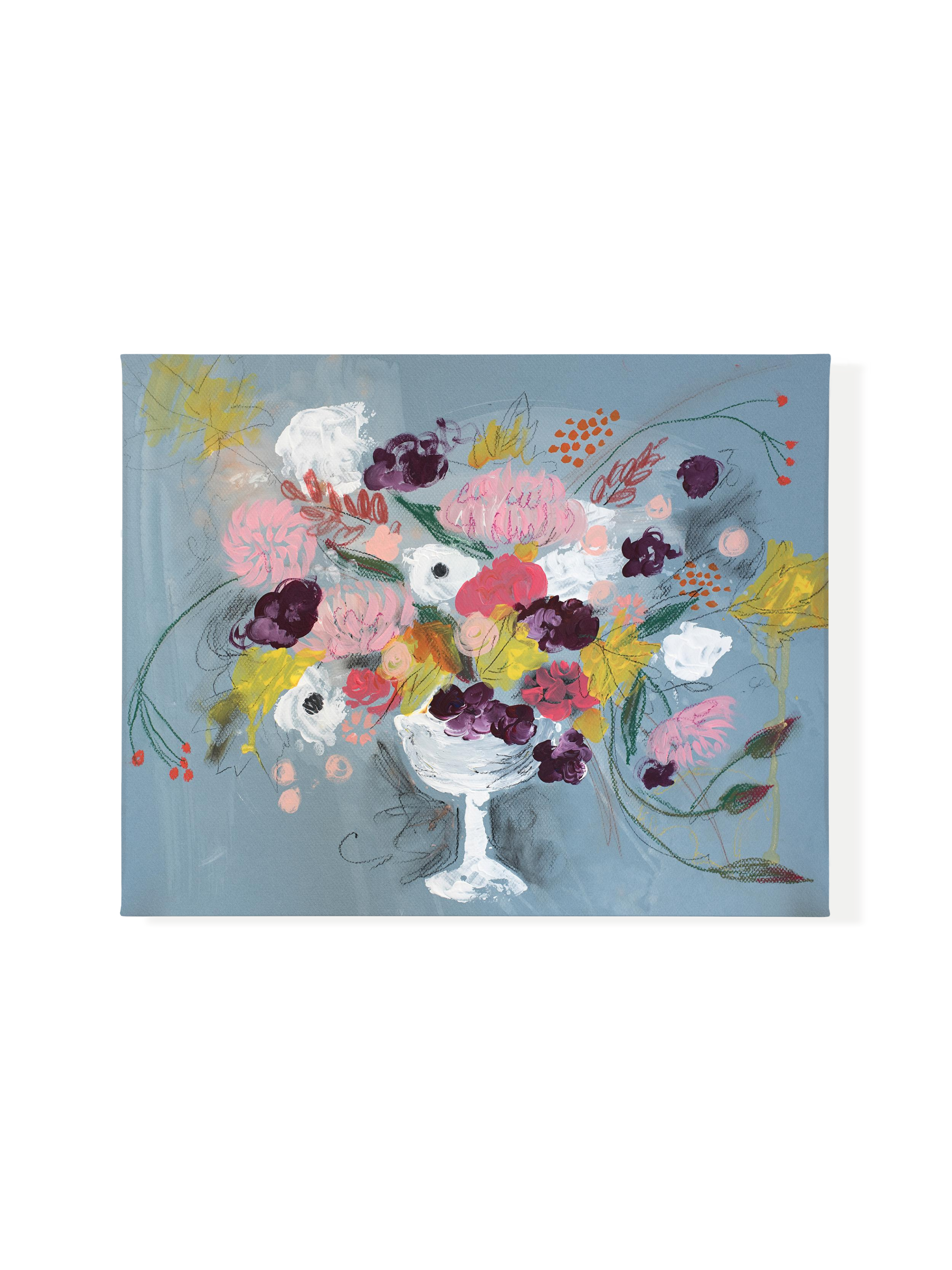Milkglass Floral | Canvas