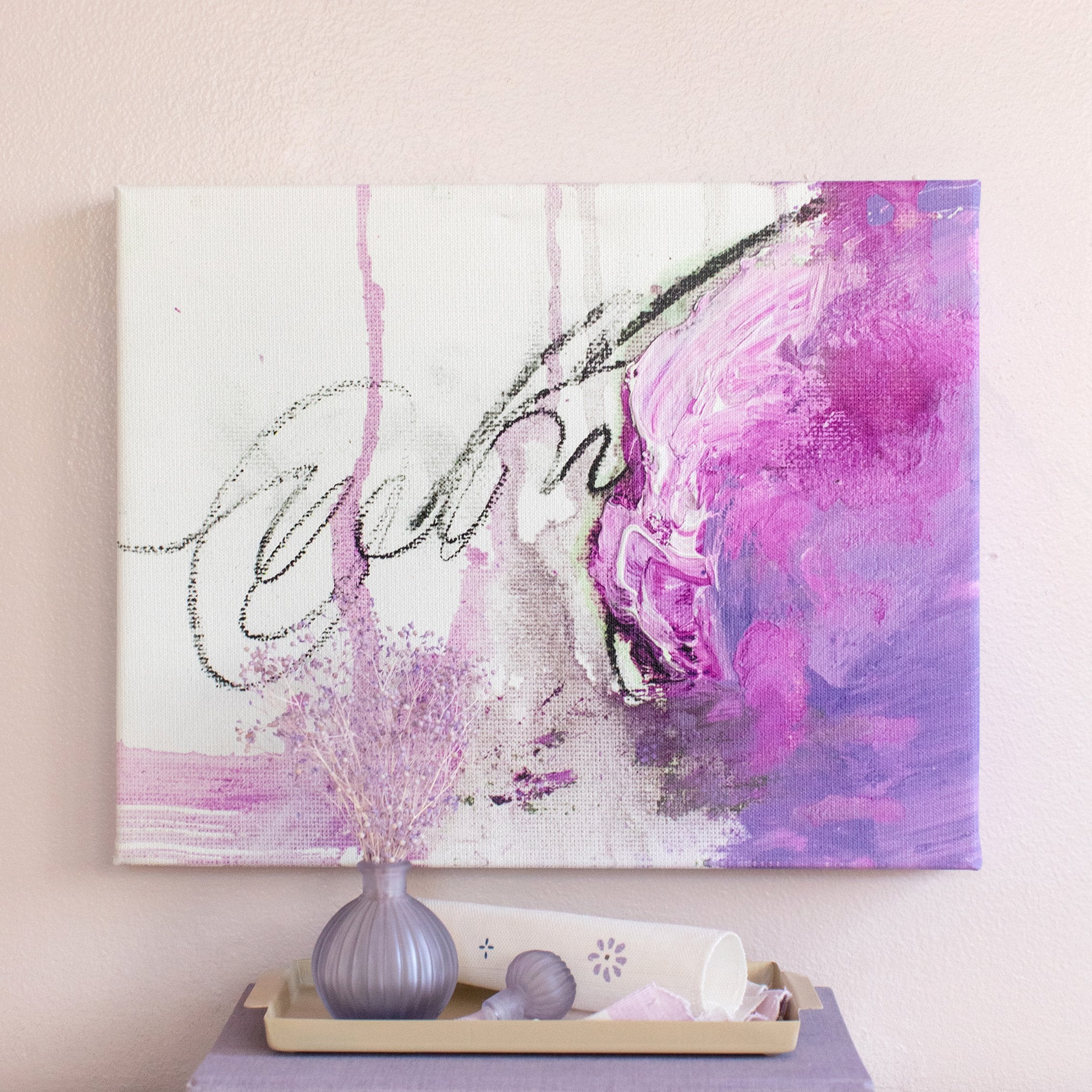 Orchid Mini ✧・゚ Textured Canvas Wall Art
