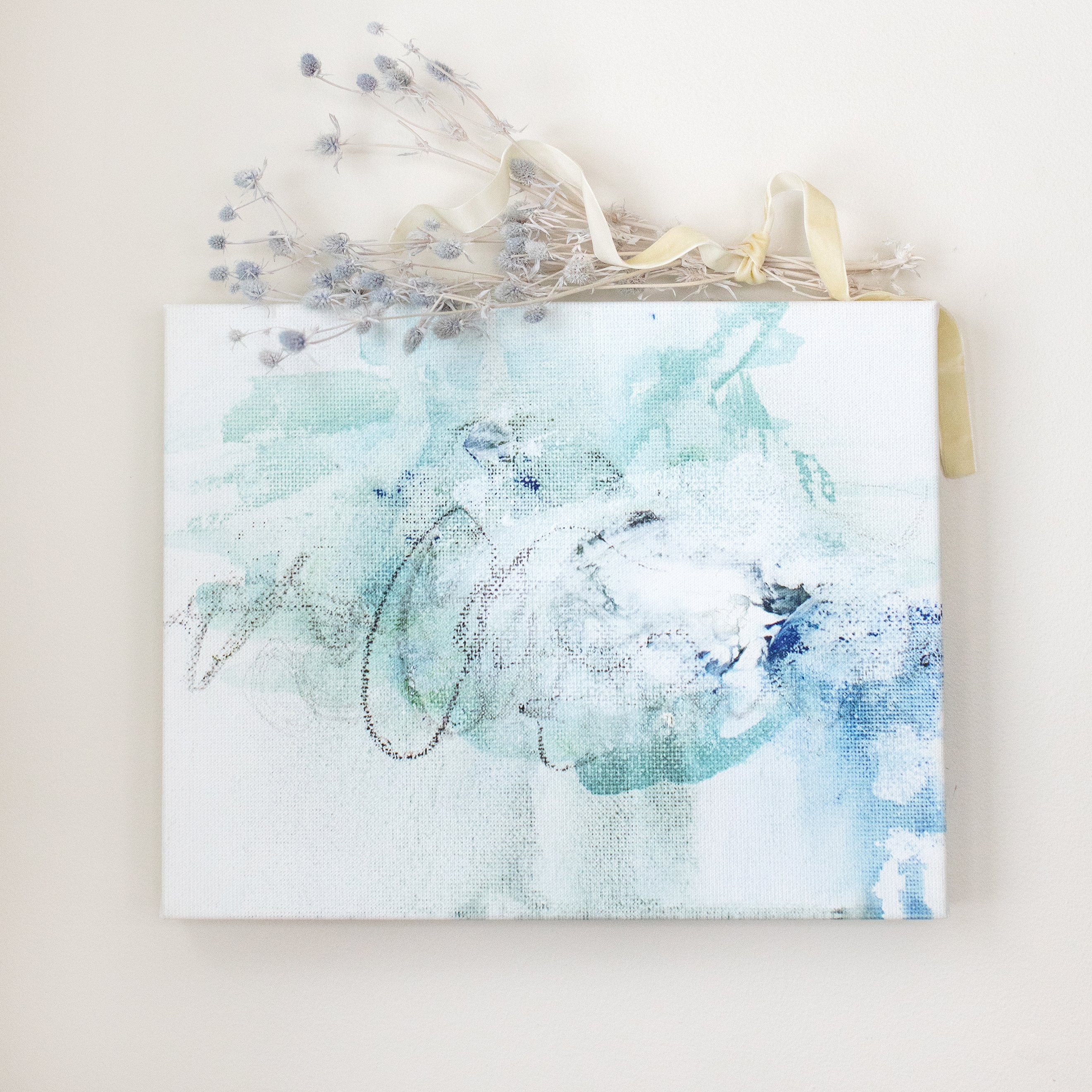 Hydrangea Mini ✧・゚ Textured Canvas Wall Art