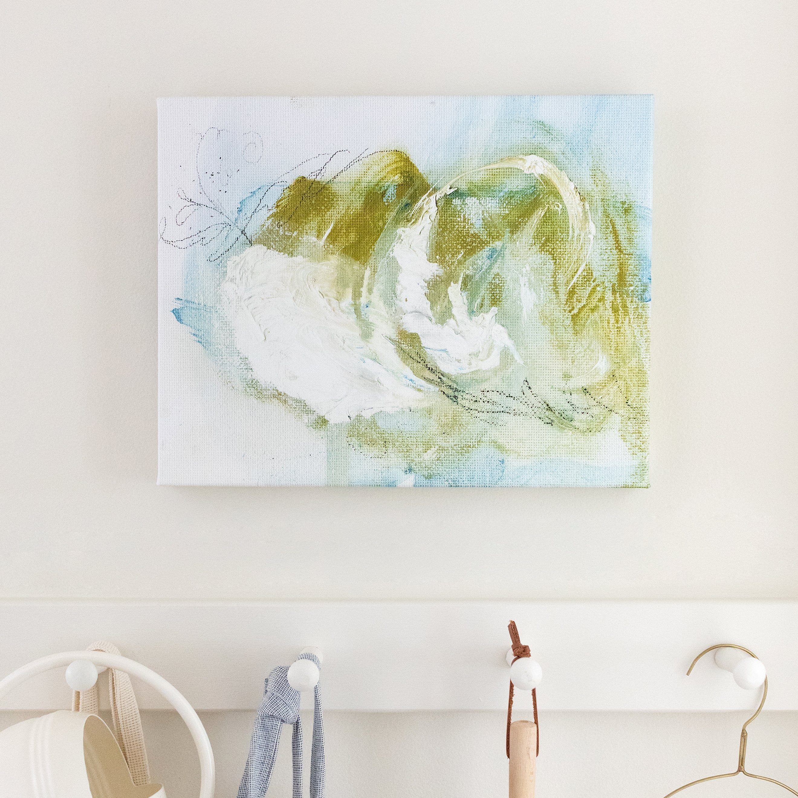 Lemony Lace Mini ✧・゚ Textured Canvas Wall Art