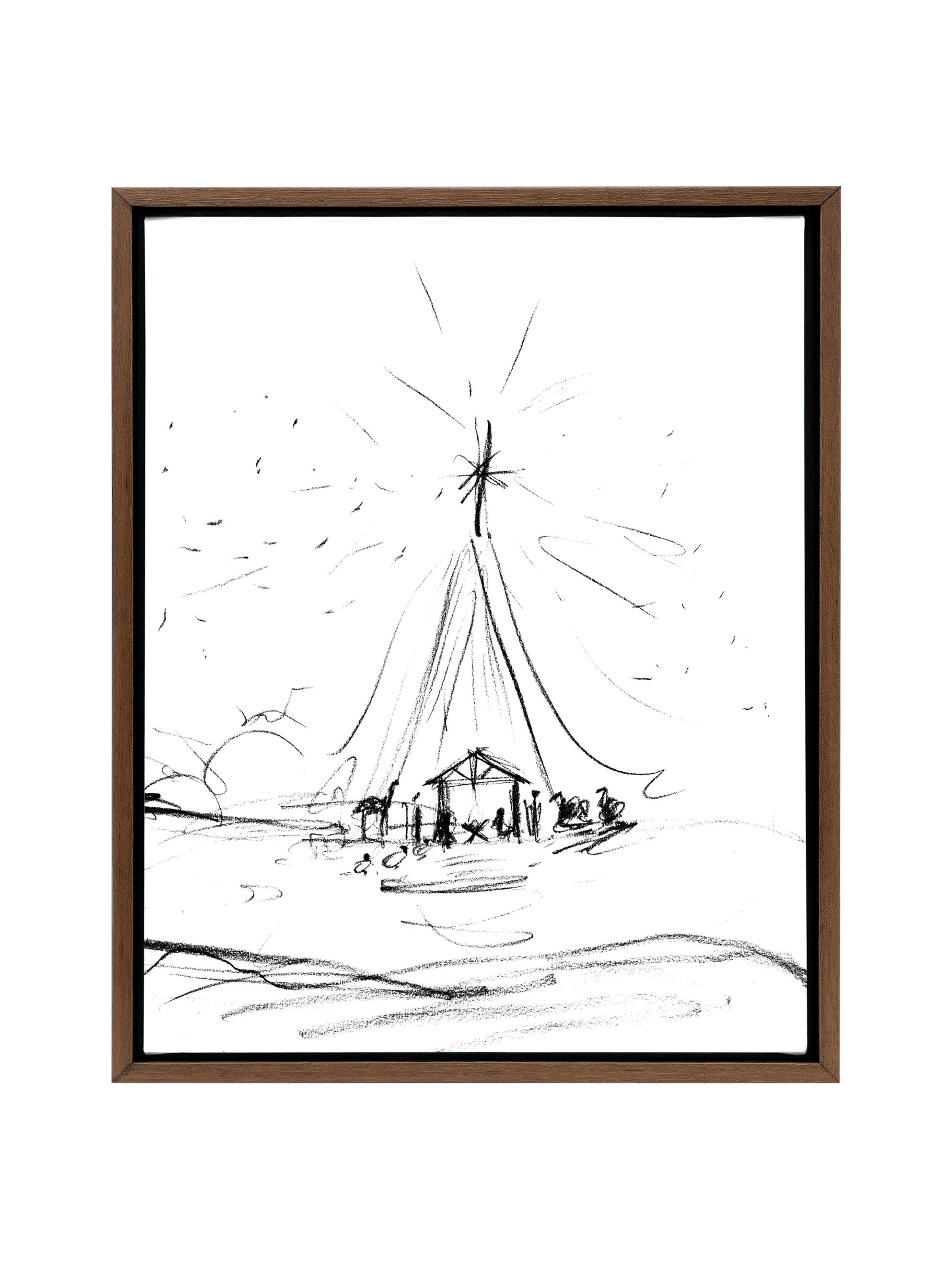 Nativity Sketch | Canvas