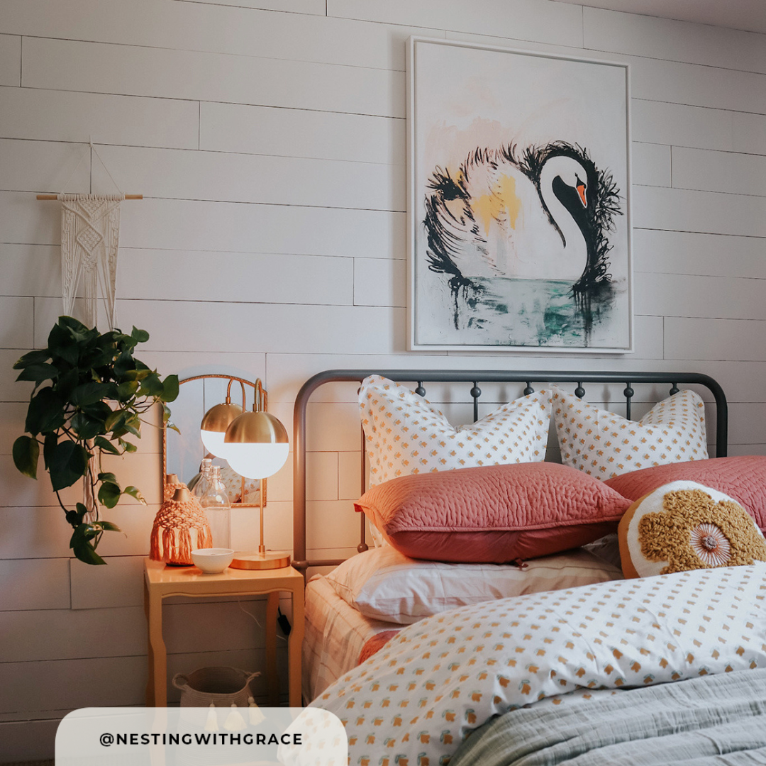 Swan Lake Canvas Wall Art
