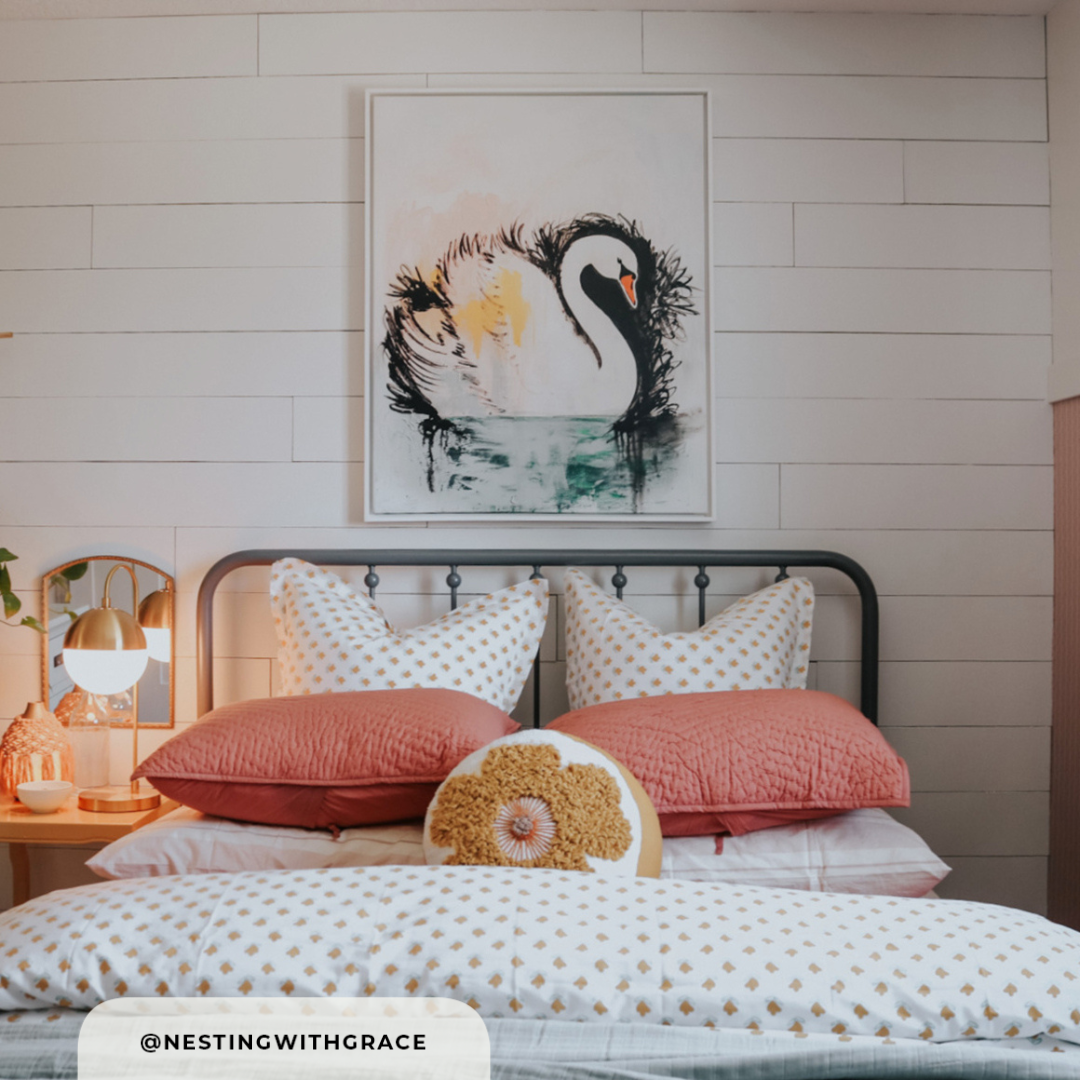 Swan Lake Canvas Wall Art