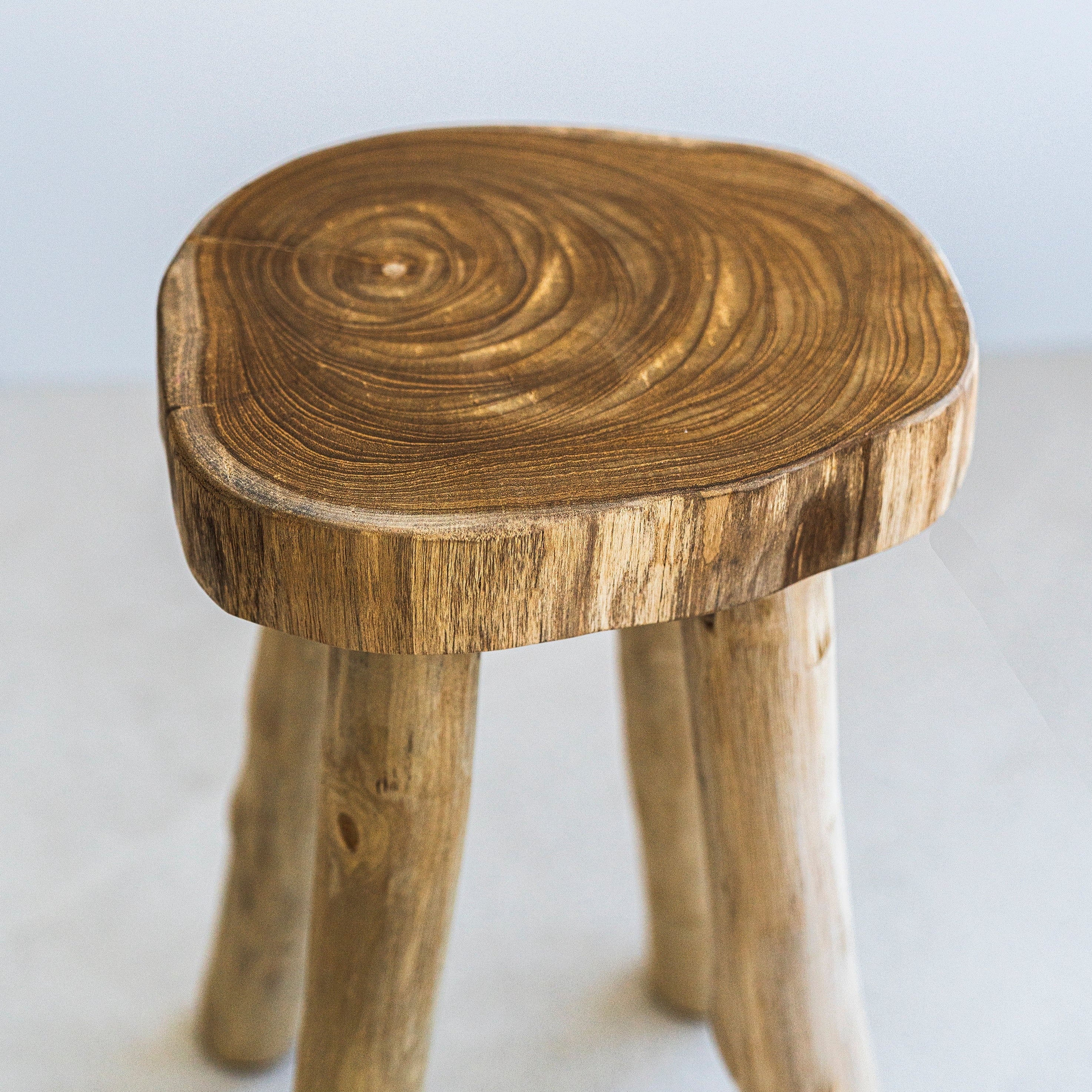 Solid Teak Stool