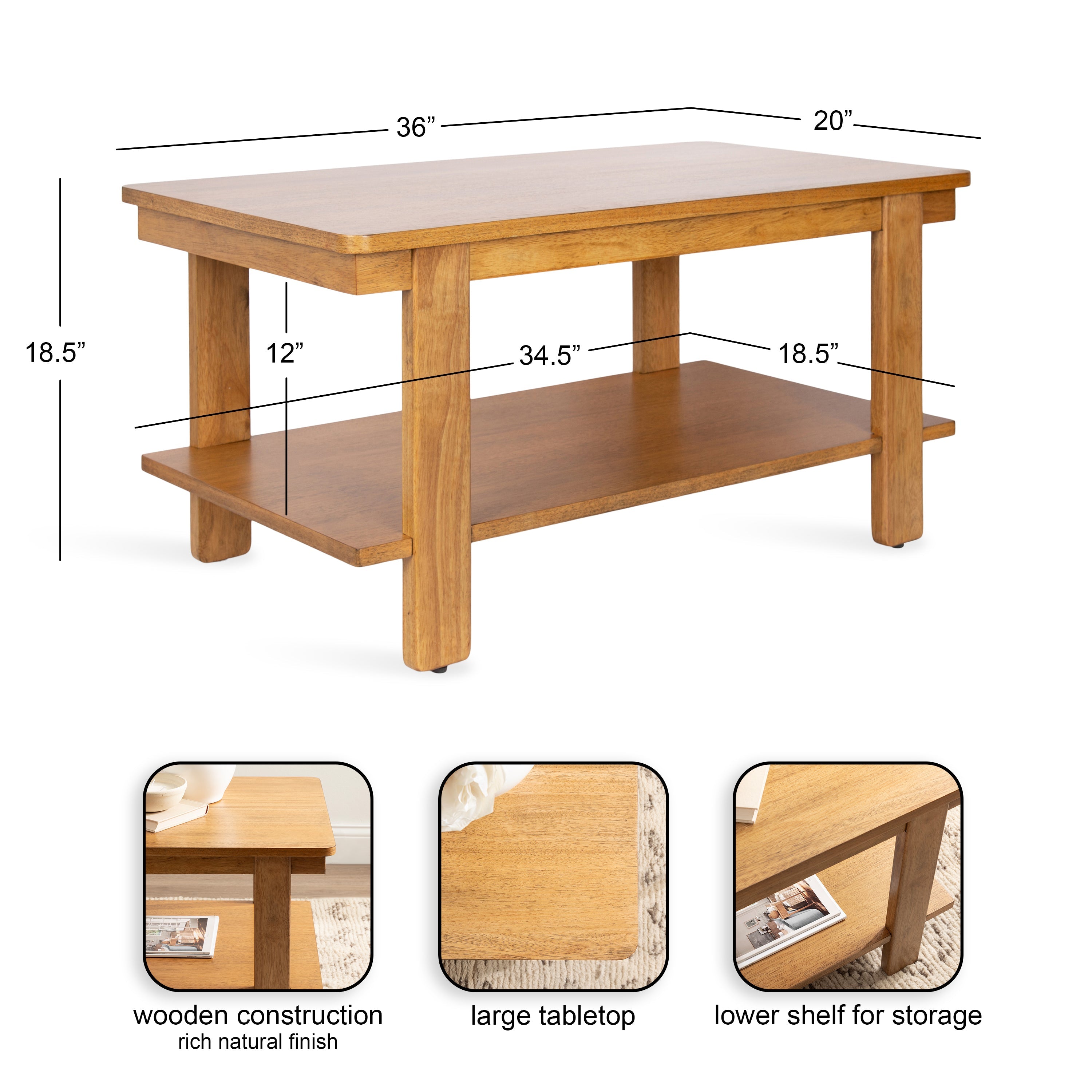 Foxford Rectangle Coffee Table