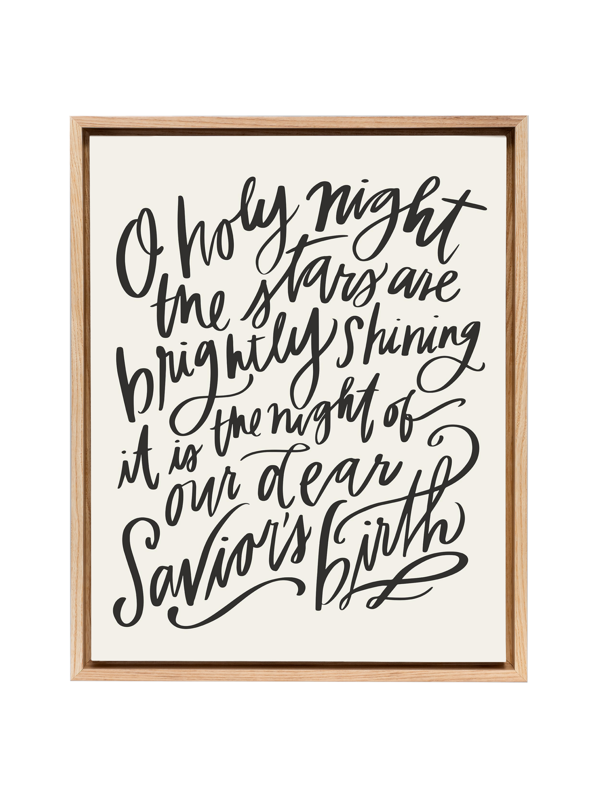 O Holy Night | Alabaster | Canvas