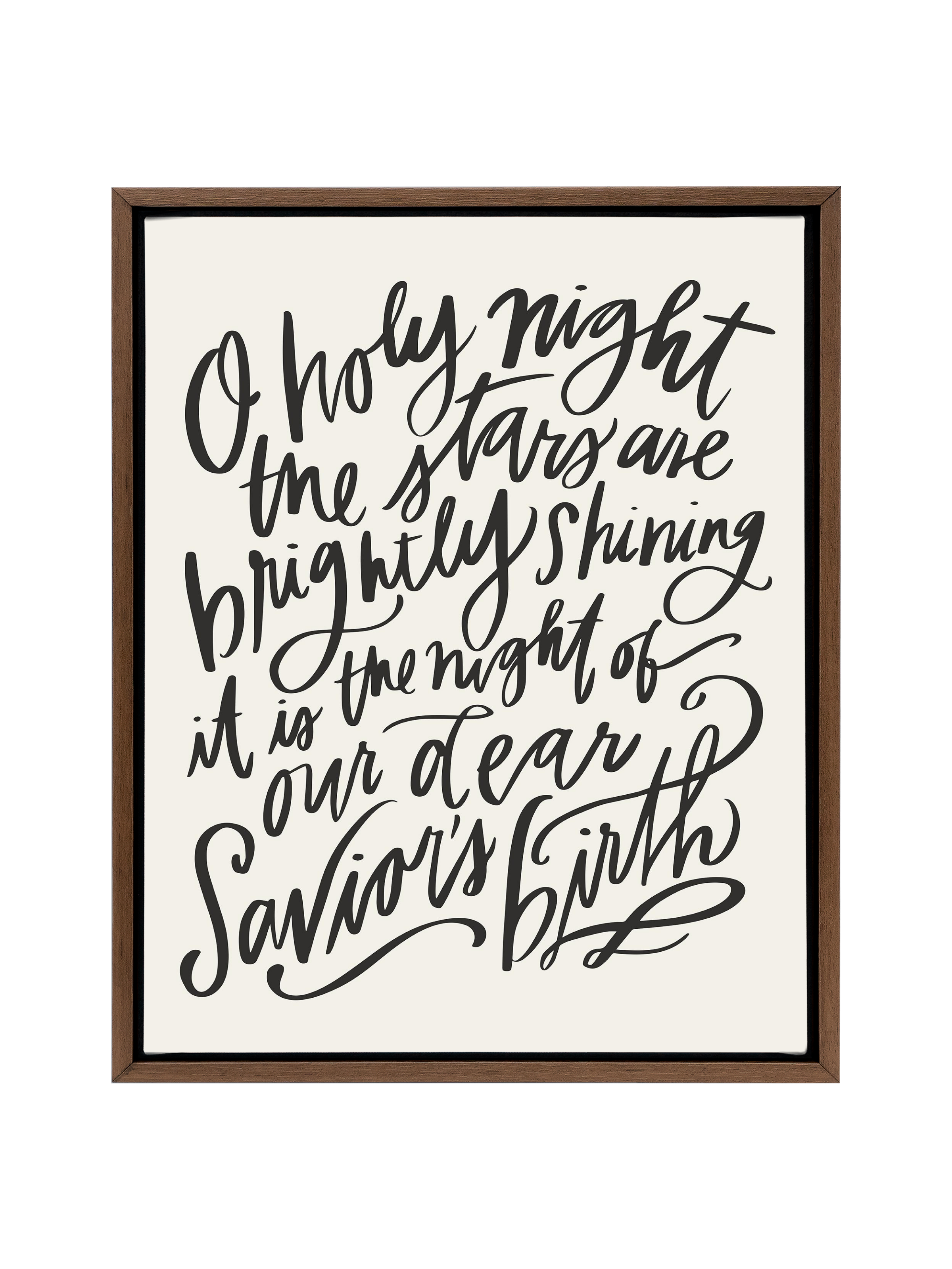O Holy Night | Alabaster | Canvas