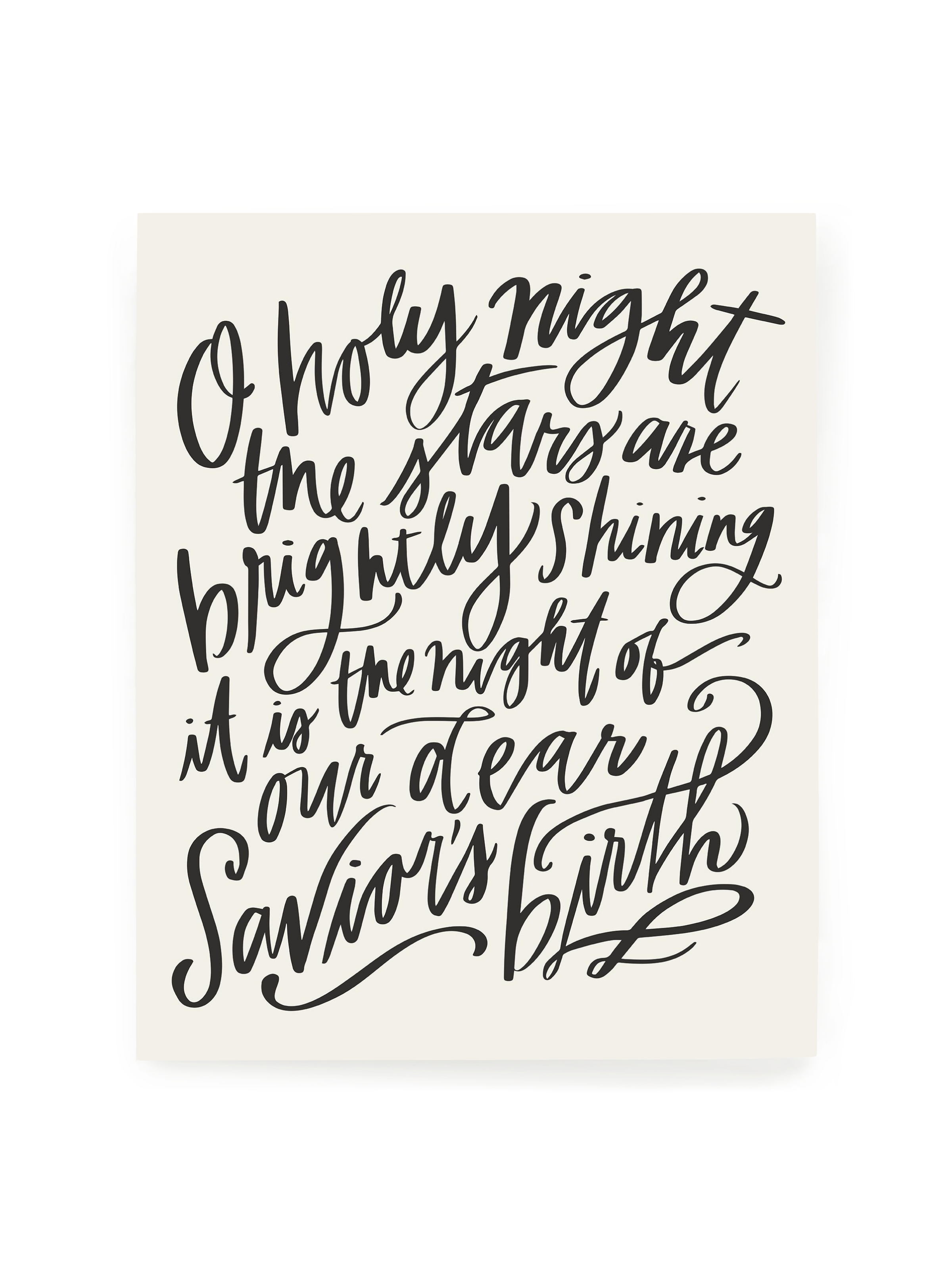 O Holy Night | Alabaster | Art Print