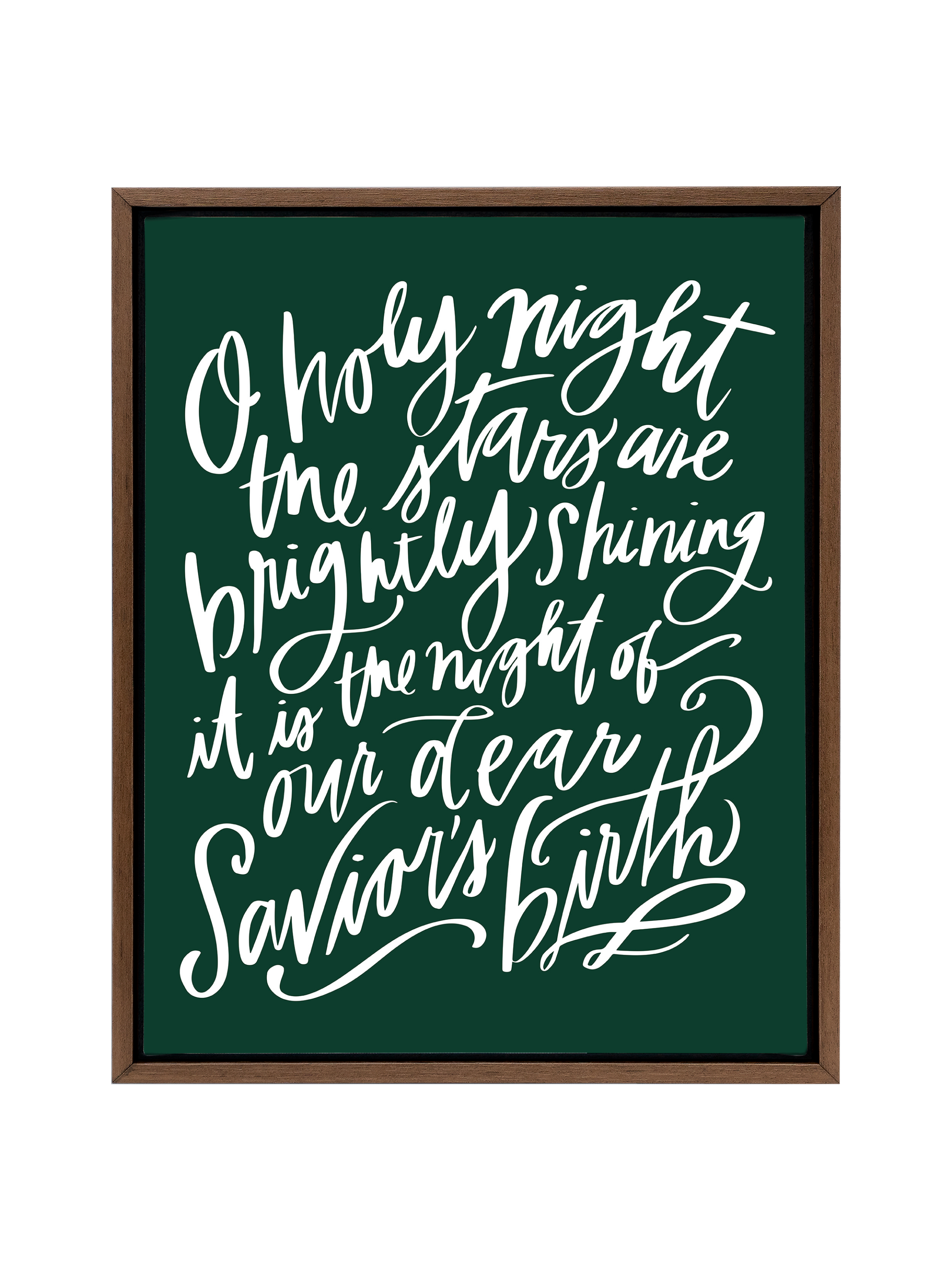 O Holy Night | Evergreen | Canvas