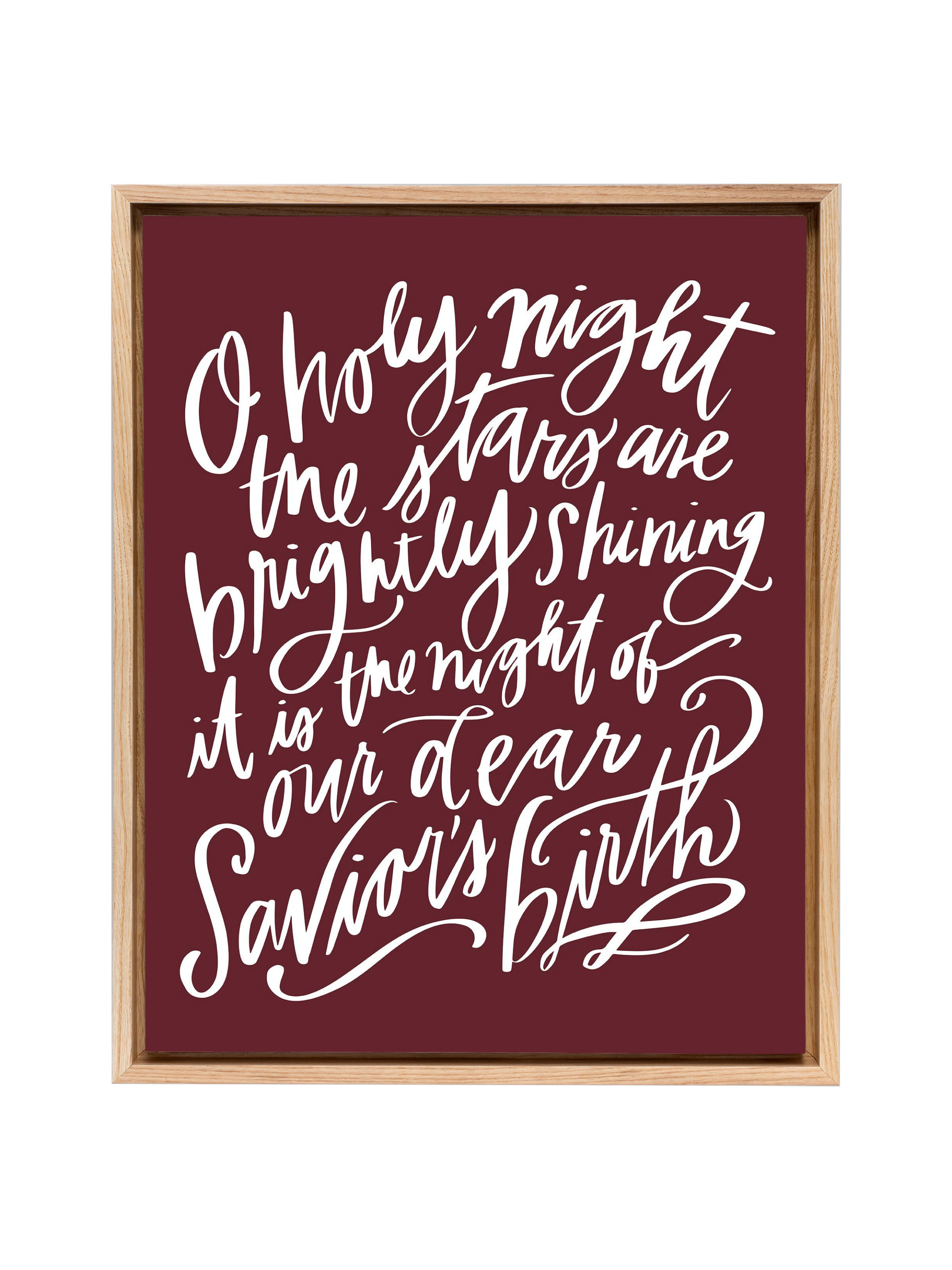 O Holy Night | Pomegranate | Canvas